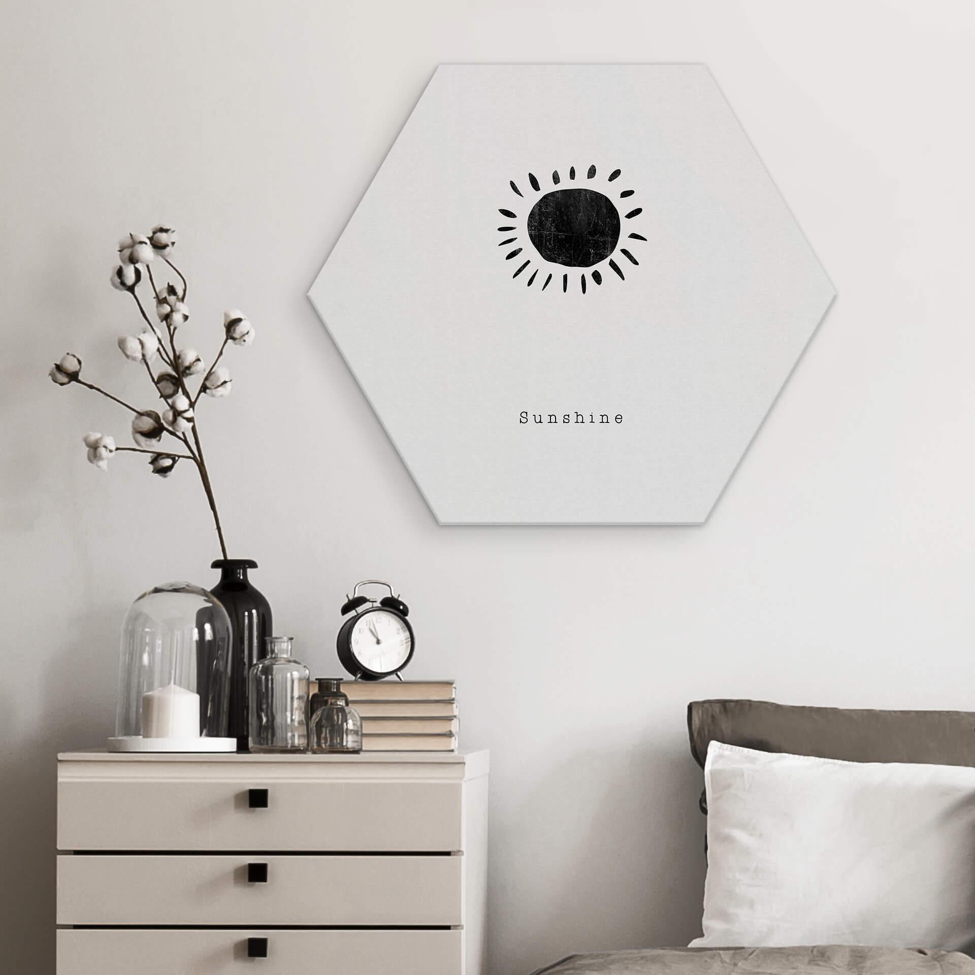 Hexagon - Alu-Dibond Orara Studio - Sunshine