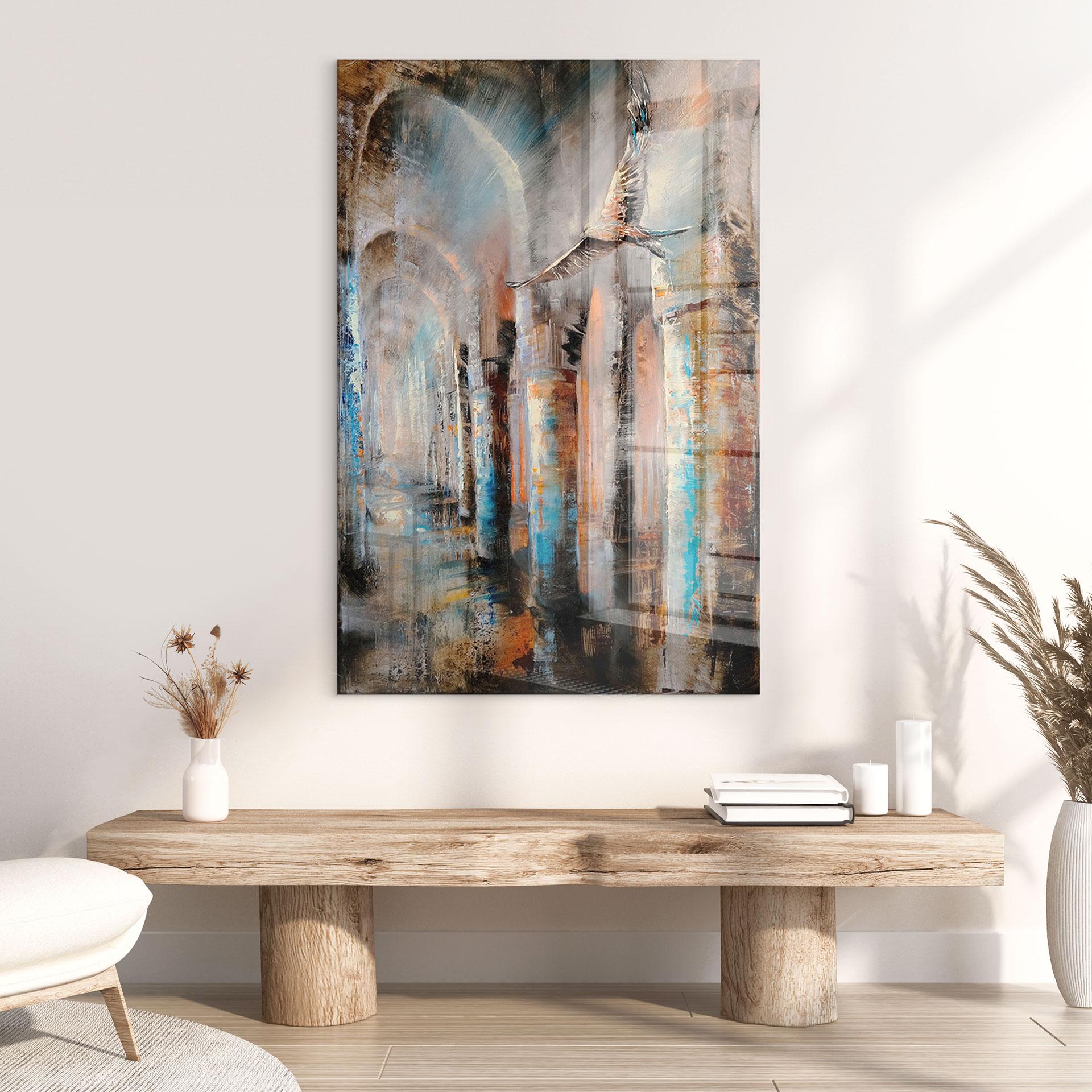 Acrylglas Vlucht door de arcades - Schmucker