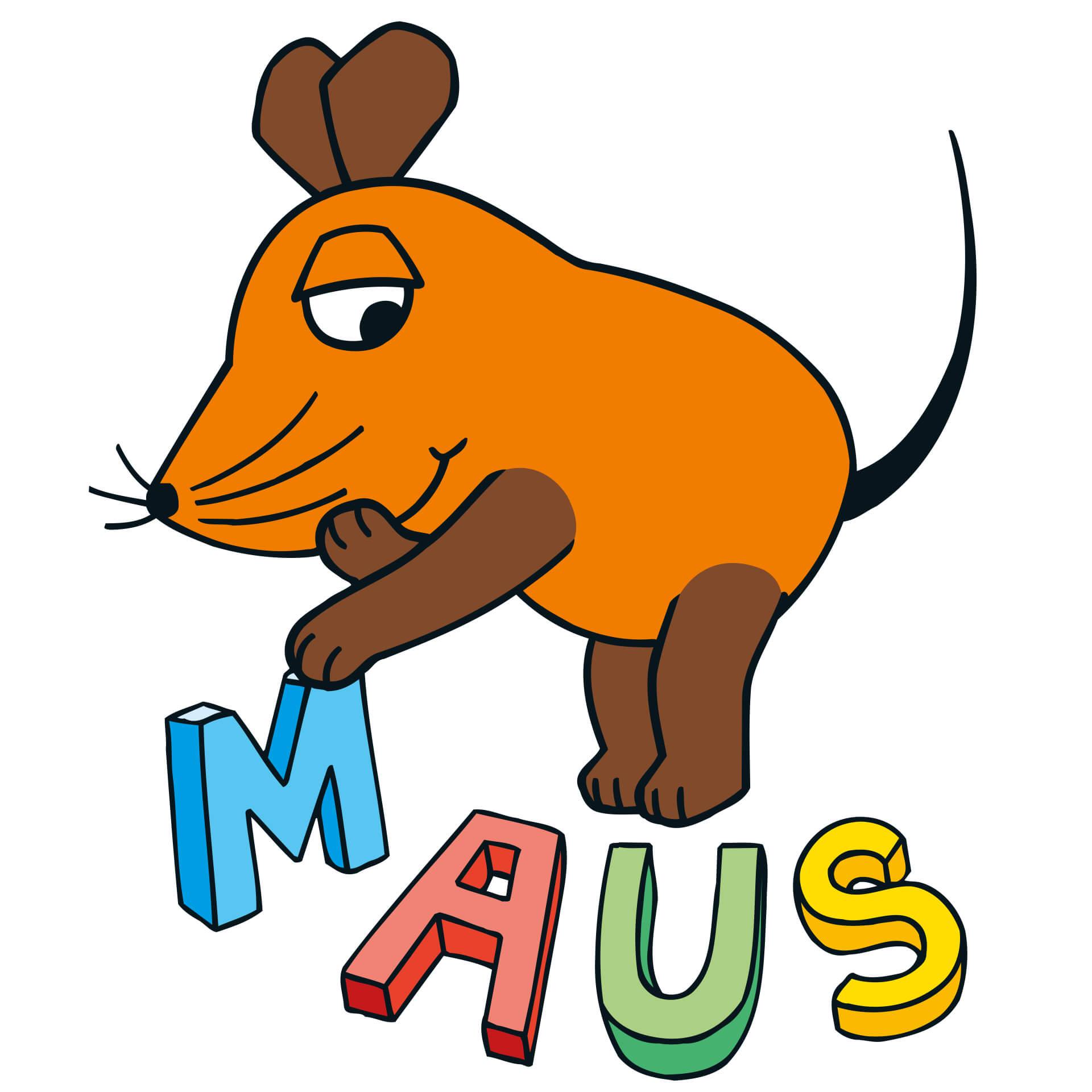 Wandtattoo Die Maus Buchstaben