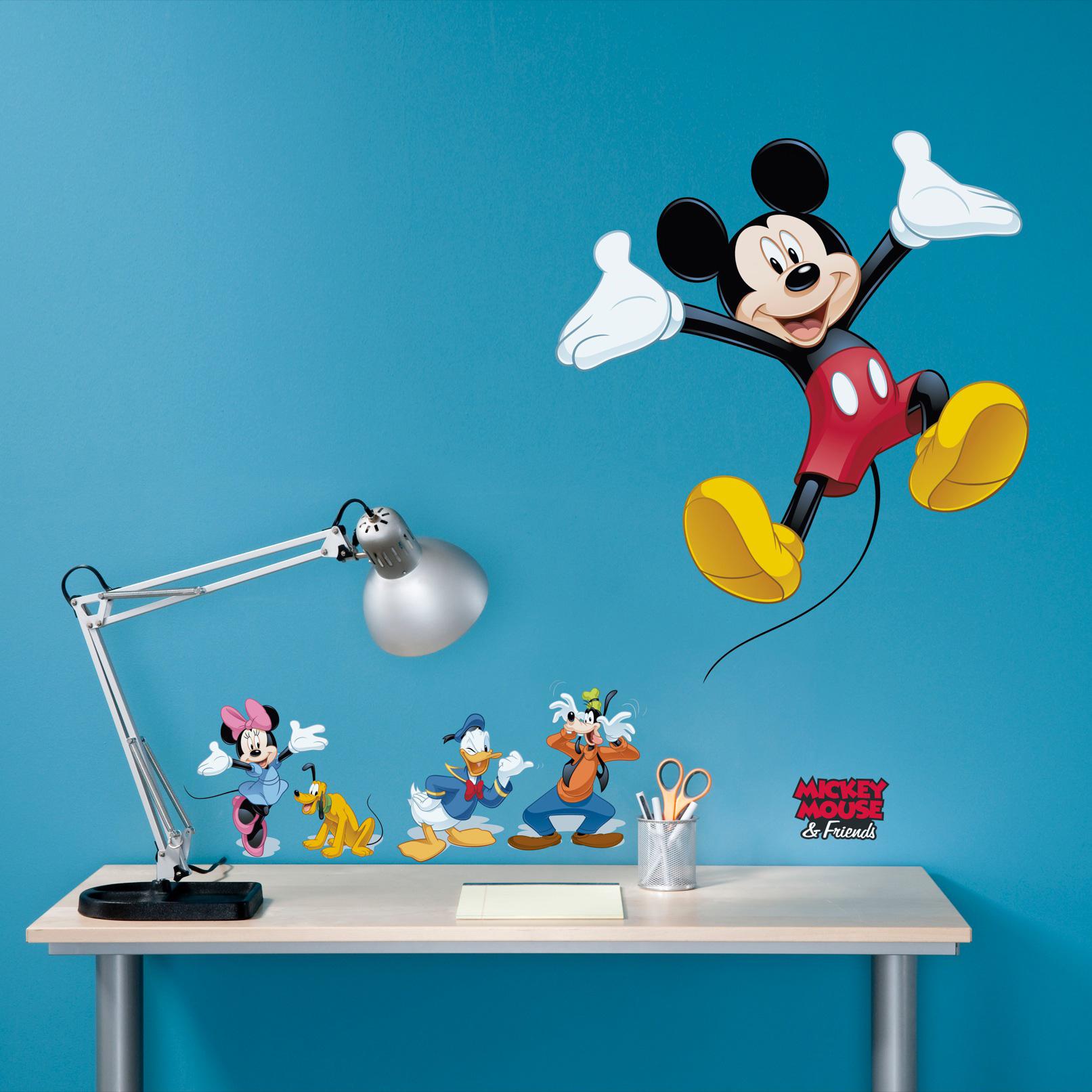 Wallsticker Mickey Mouse og venner