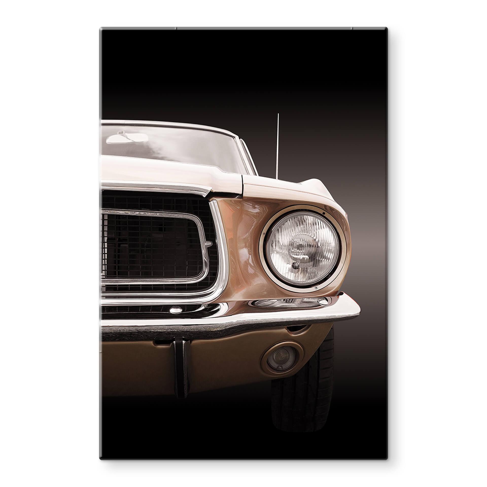 Tableau sur verre voiture classique américaine