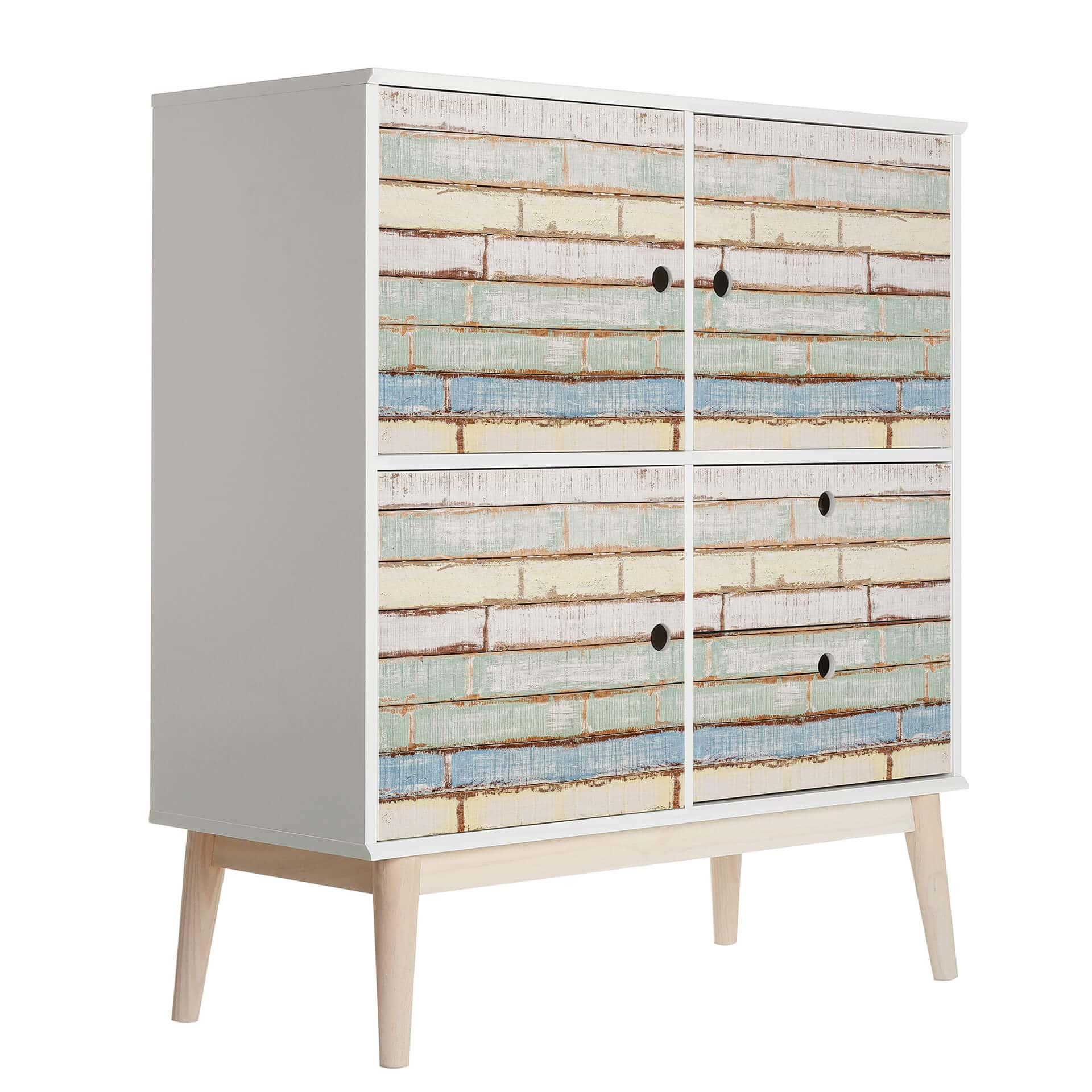 Vinilo adhesivo muebles de madera Shabby