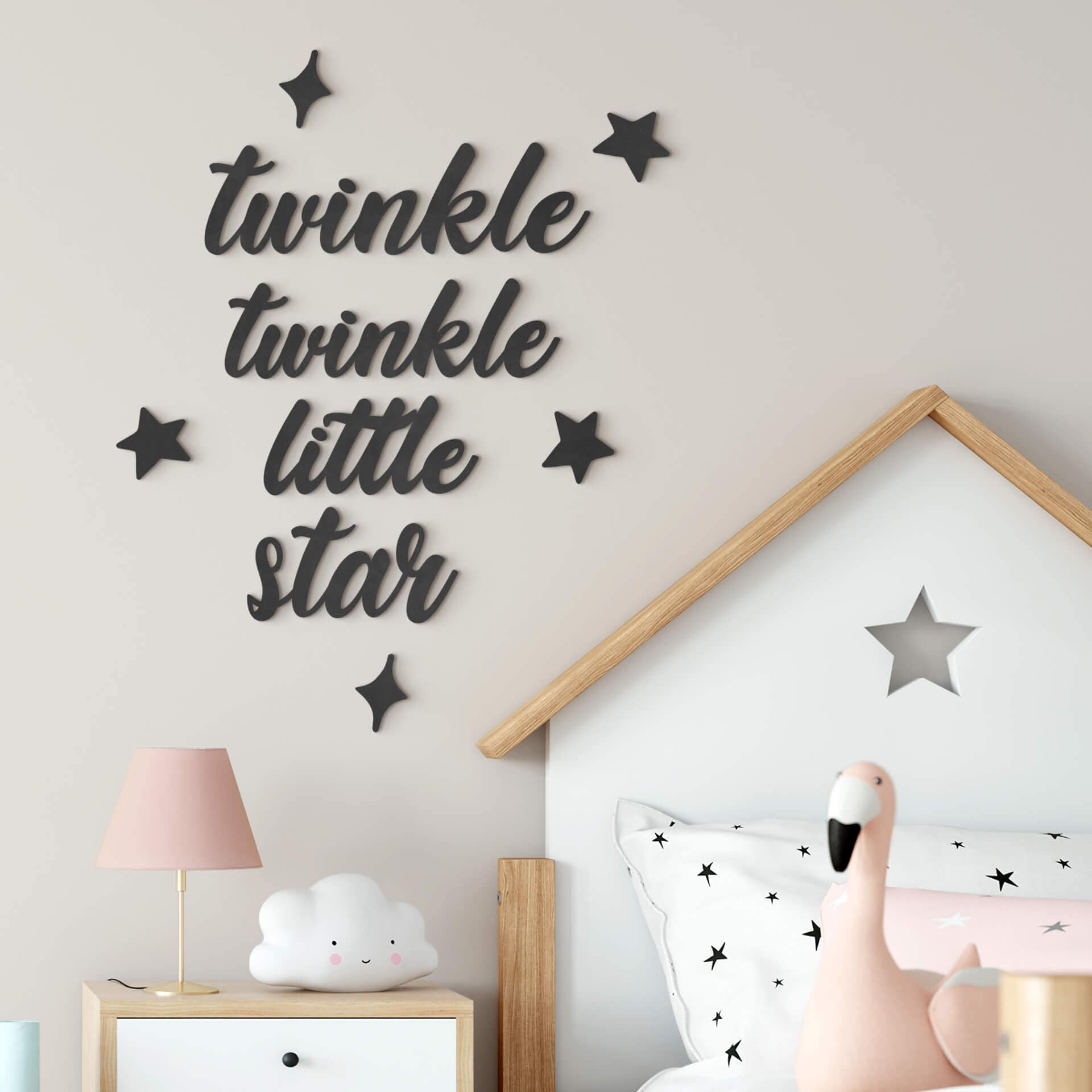 MDF-dekoration Twinkle Twinkle Little Star