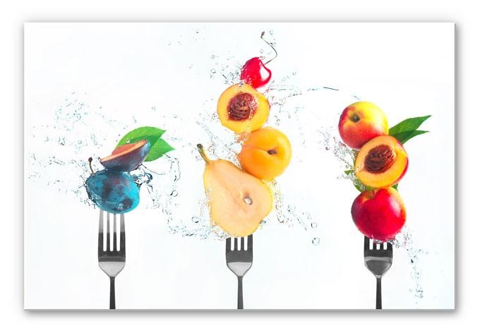 Wandbild Belenko - Splashing Fruits