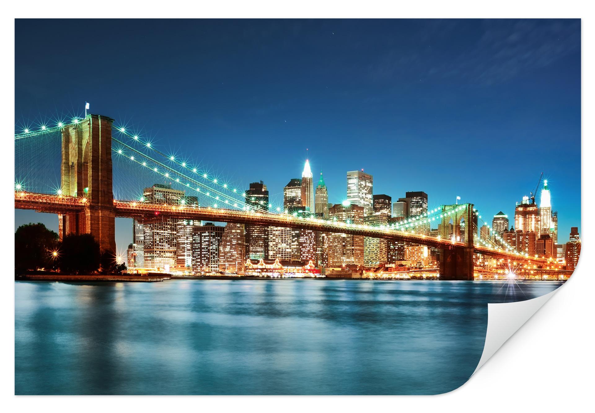 Muurprint Lights in New York City 02