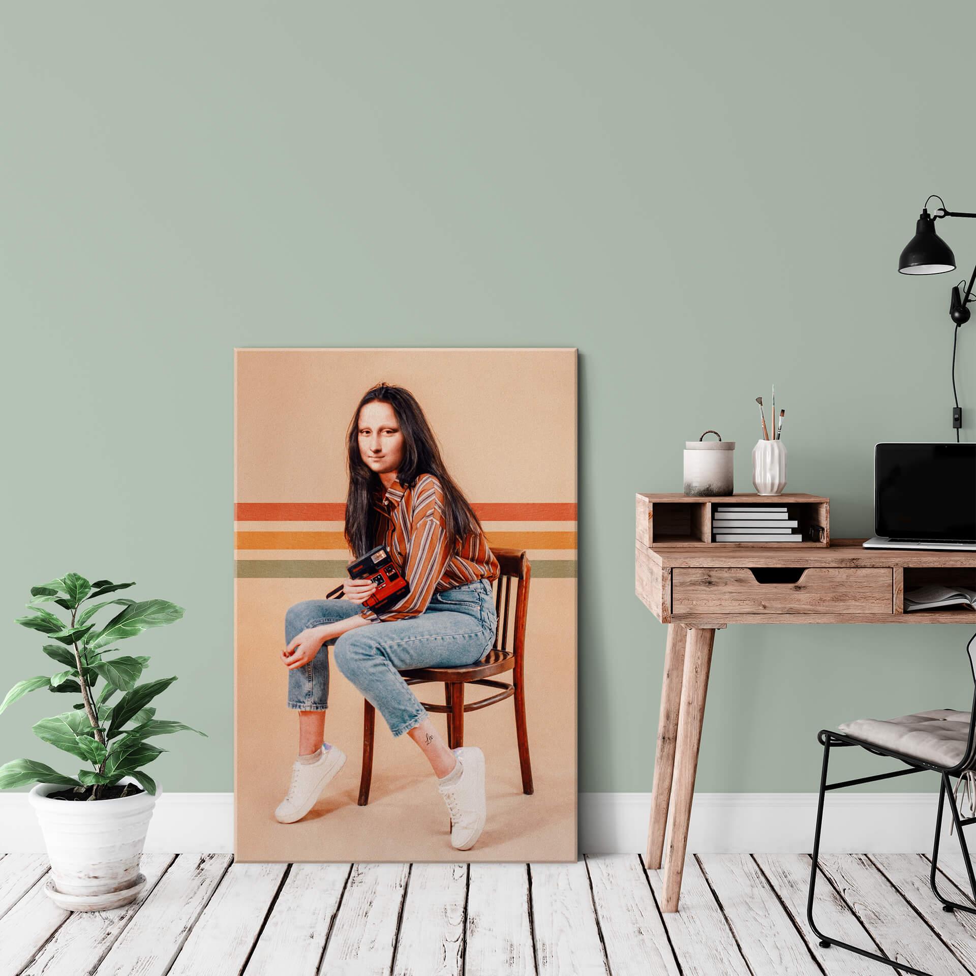 Lienzo Loose - Retro Mona