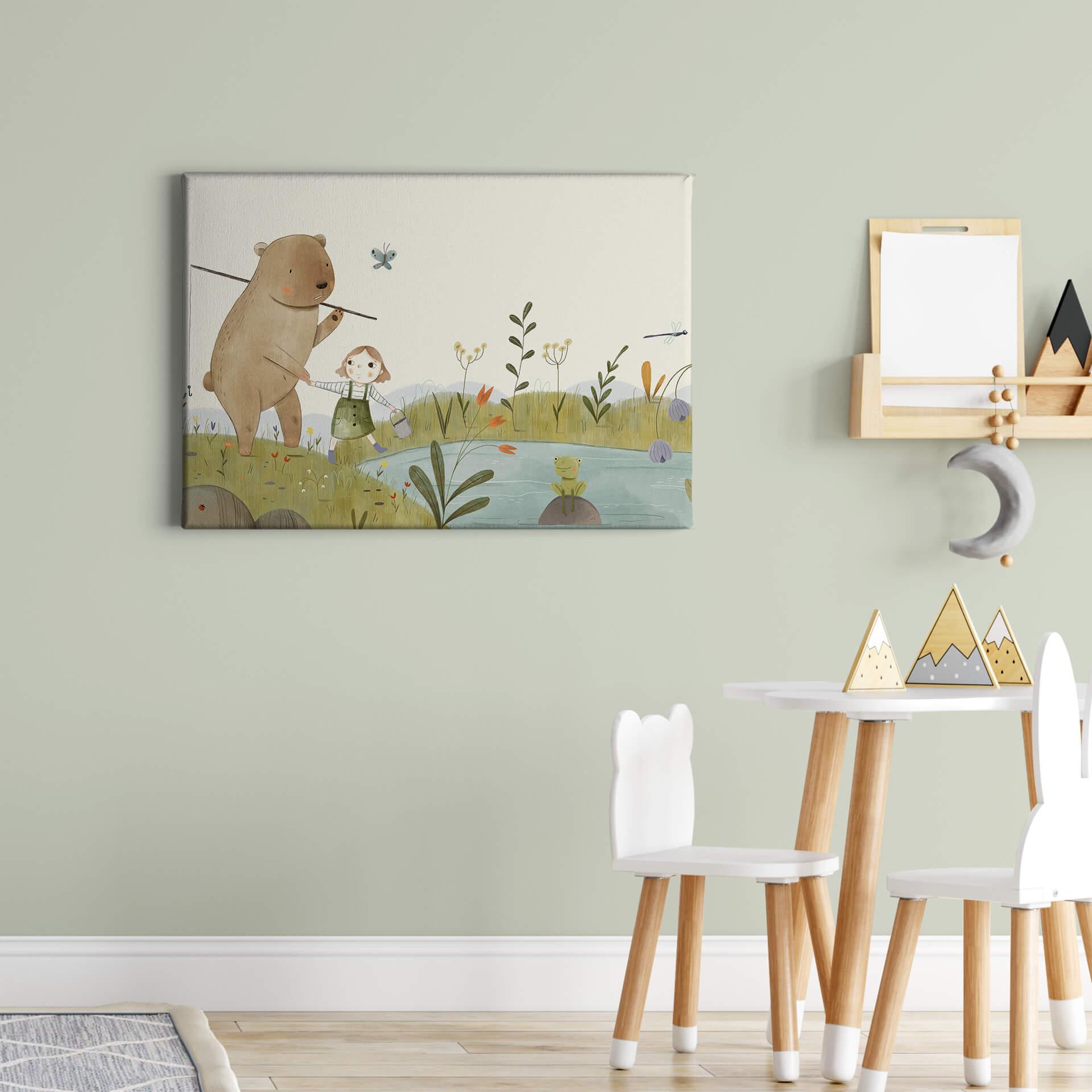 Lienzo Loske - Amigos pescadores