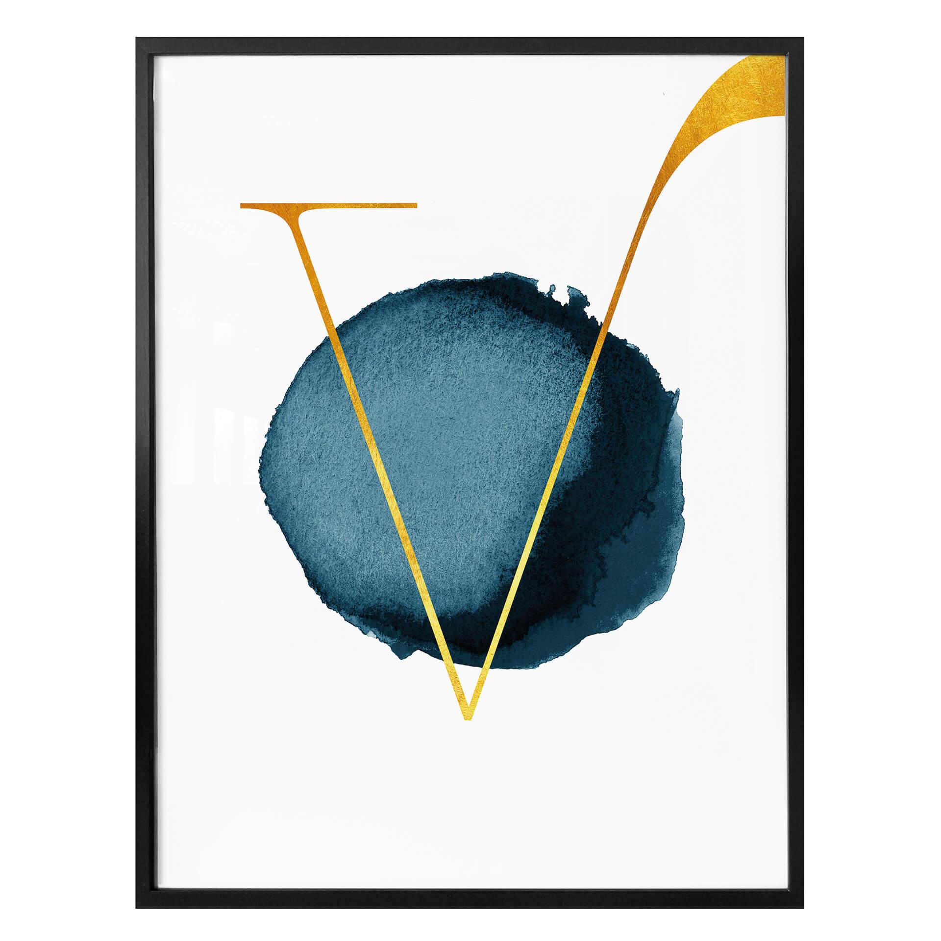 Affiche - Le V doré