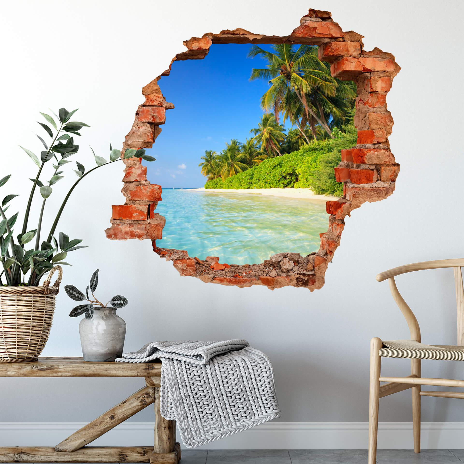 3D Wallsticker Colombo - Maldiverne