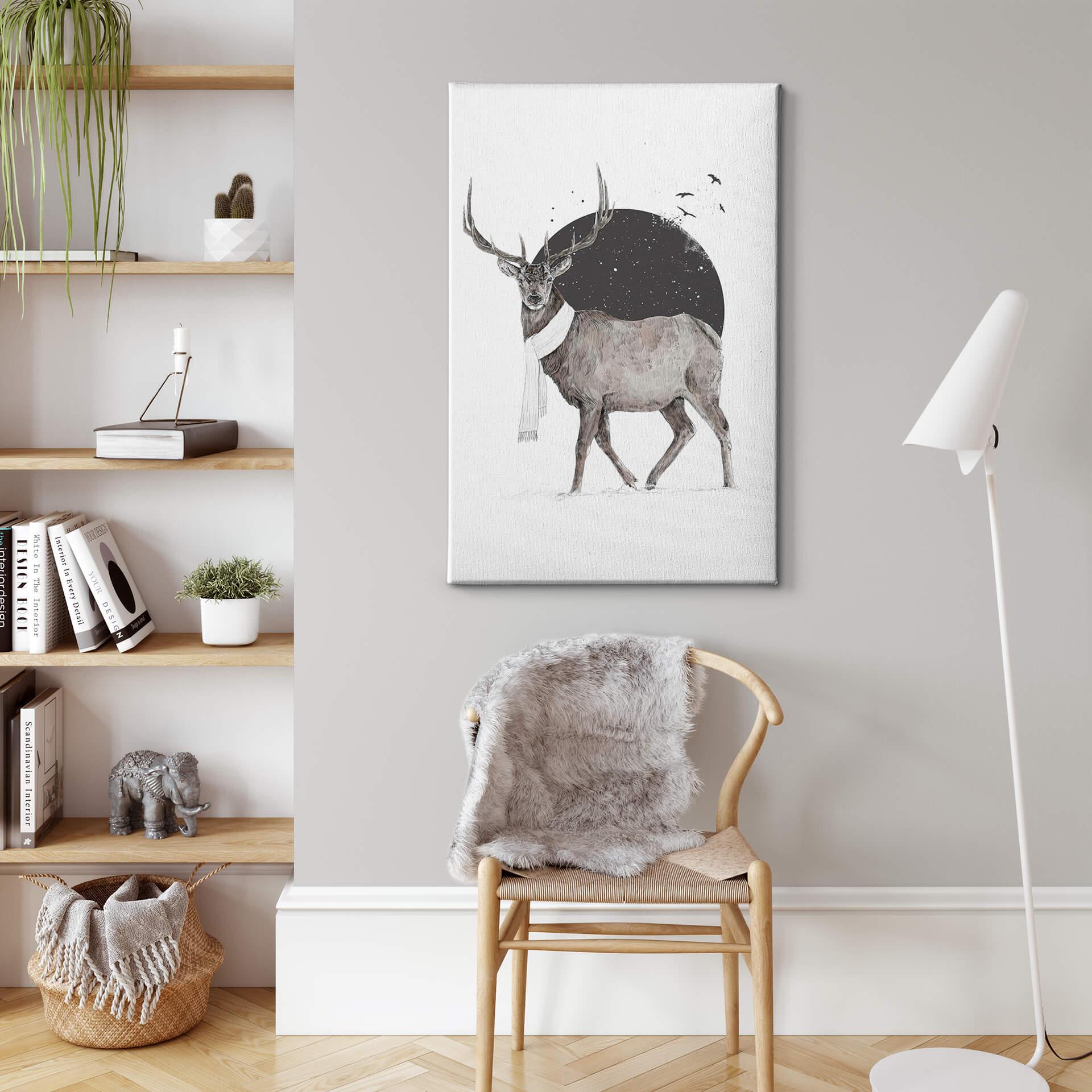 Canvas Solti - Deer Winter