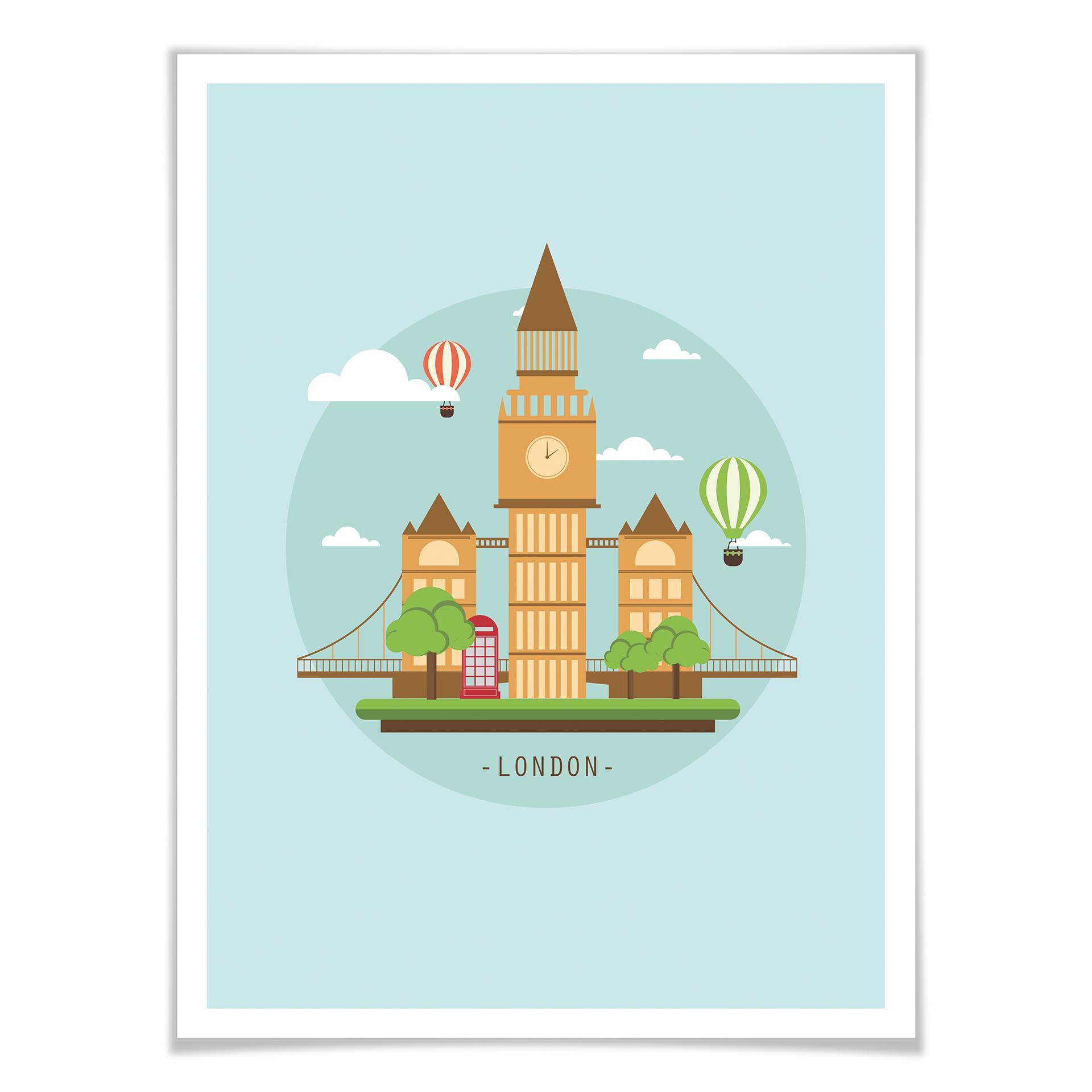 Póster - Visite Londres