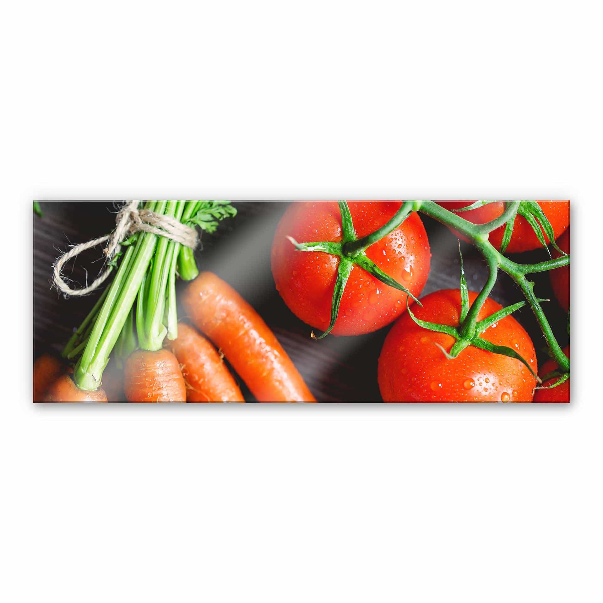 Tableau en verre acrylique - Fresh Cooking - Panorama