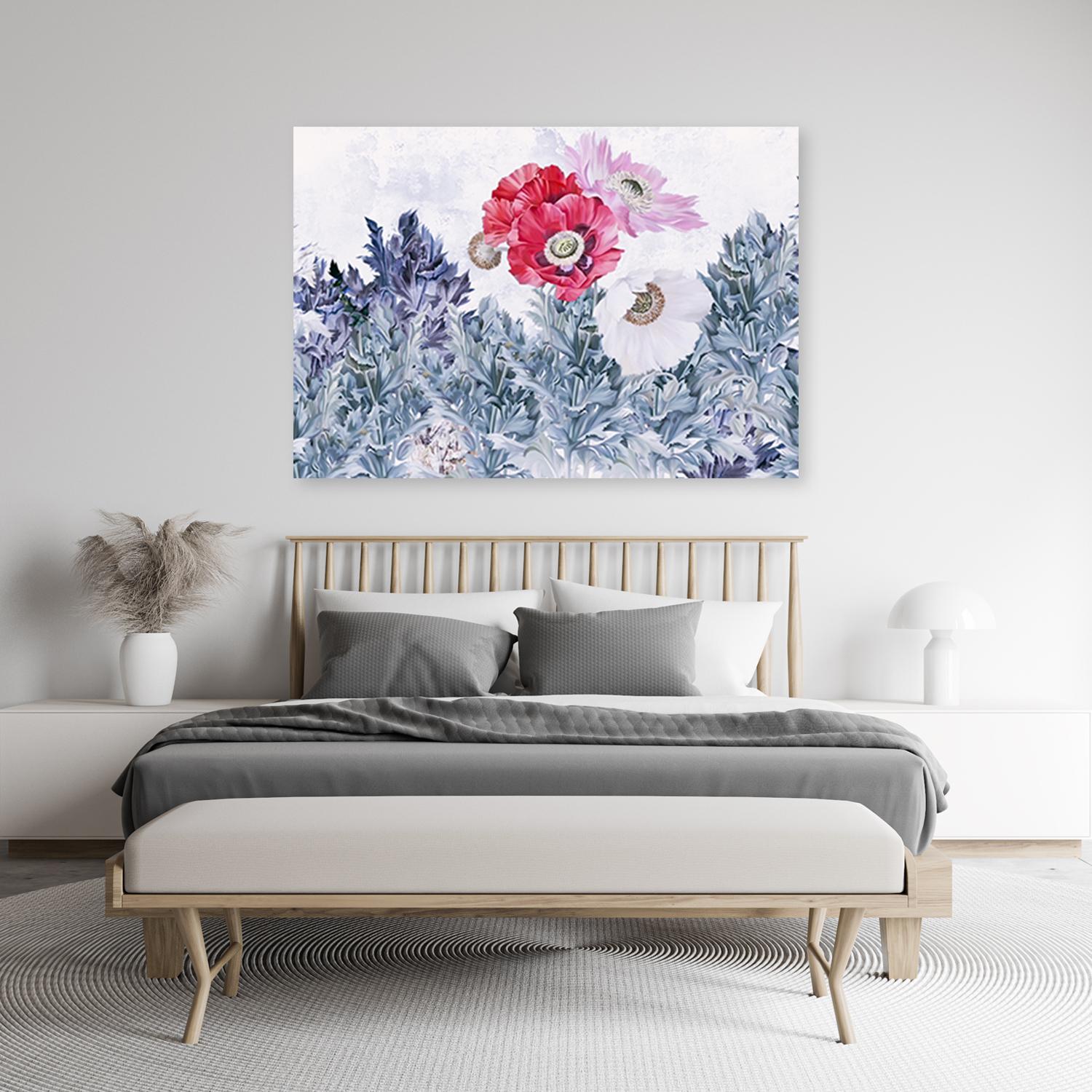 Canvasbillede, Valmuer som malet