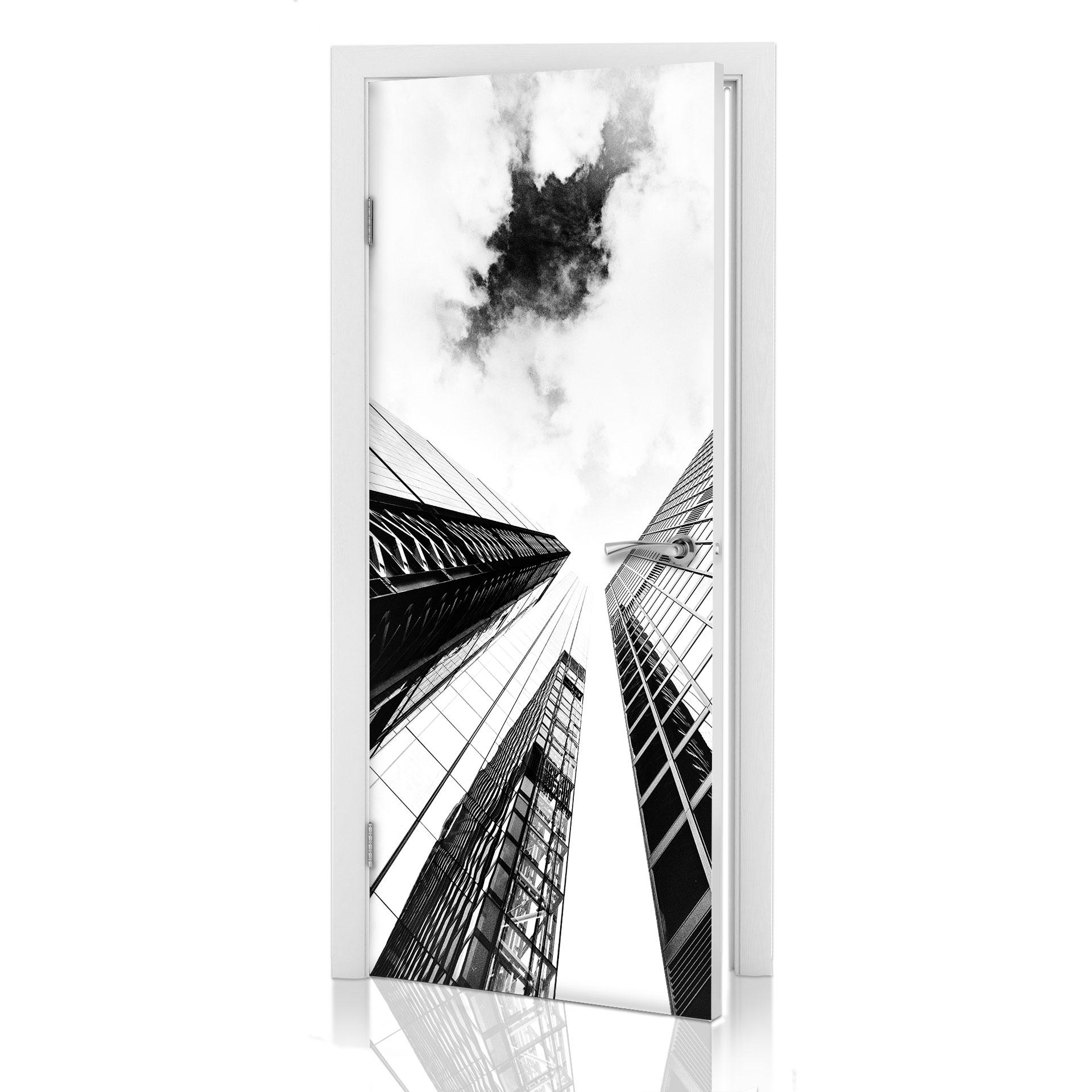 Diseño de puerta Rascacielos 91x200 cm