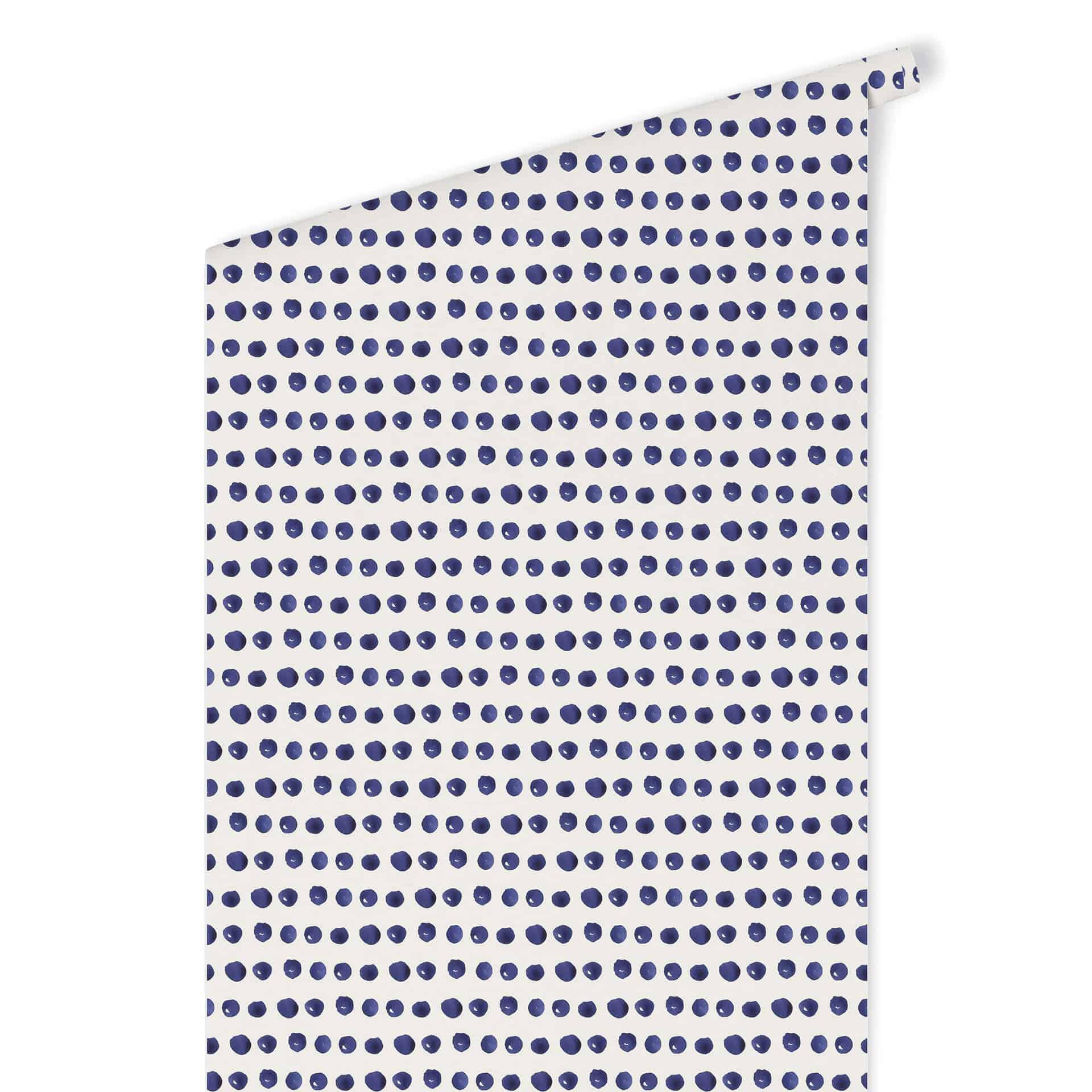 Patroonbehang – Aquarel Dots 01 – blauw