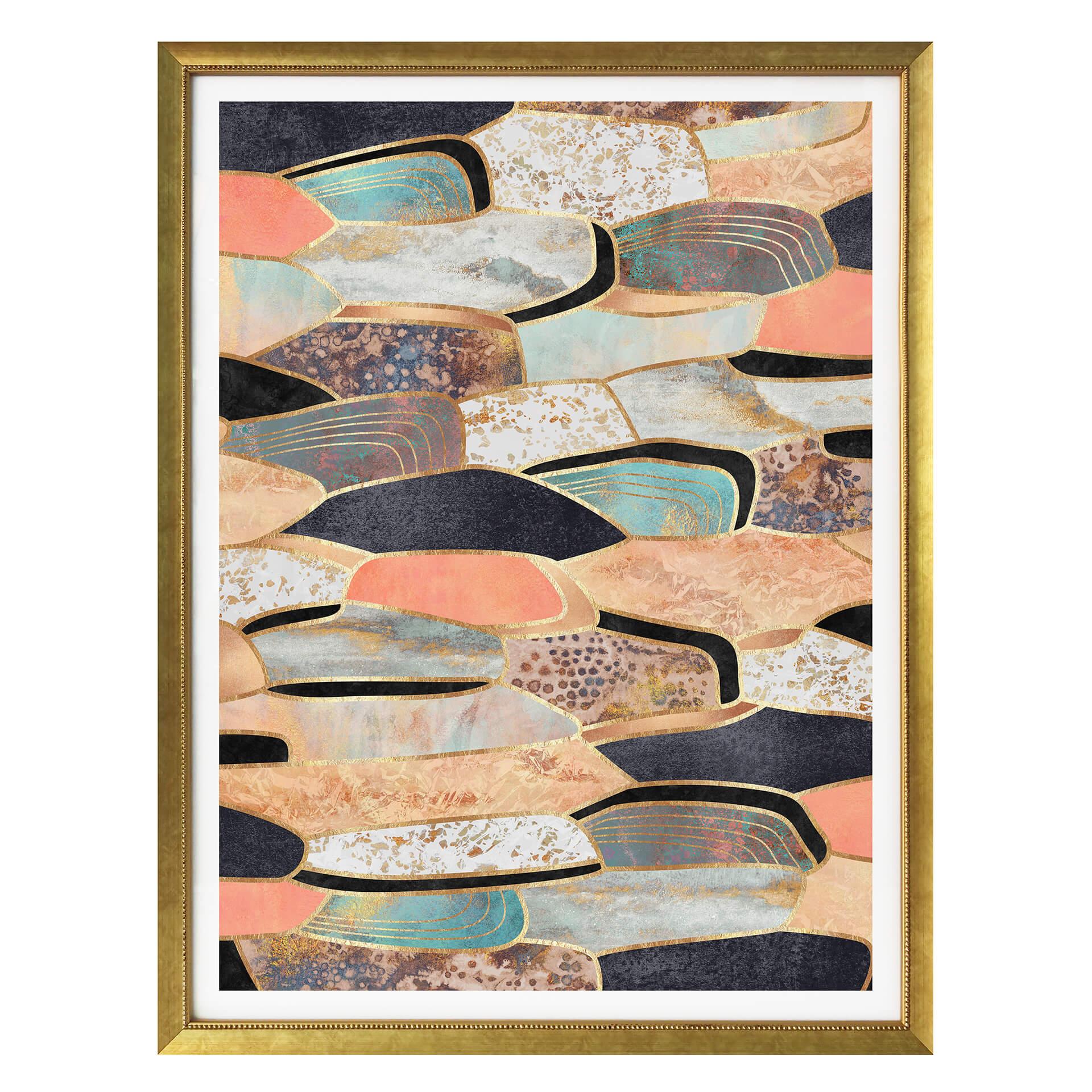 Frederiksson Plakat - Golden Stones - Gyldne Sten
