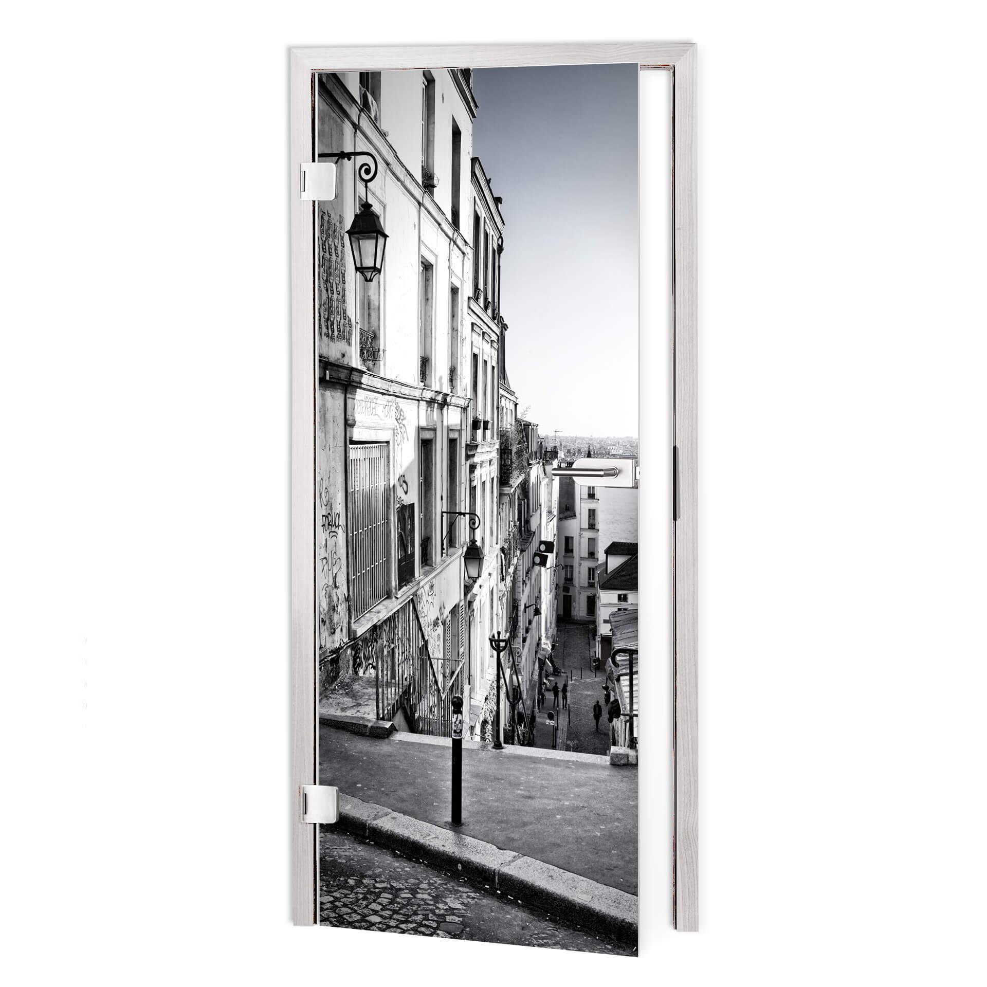 Sticker pour porte - Montmartre