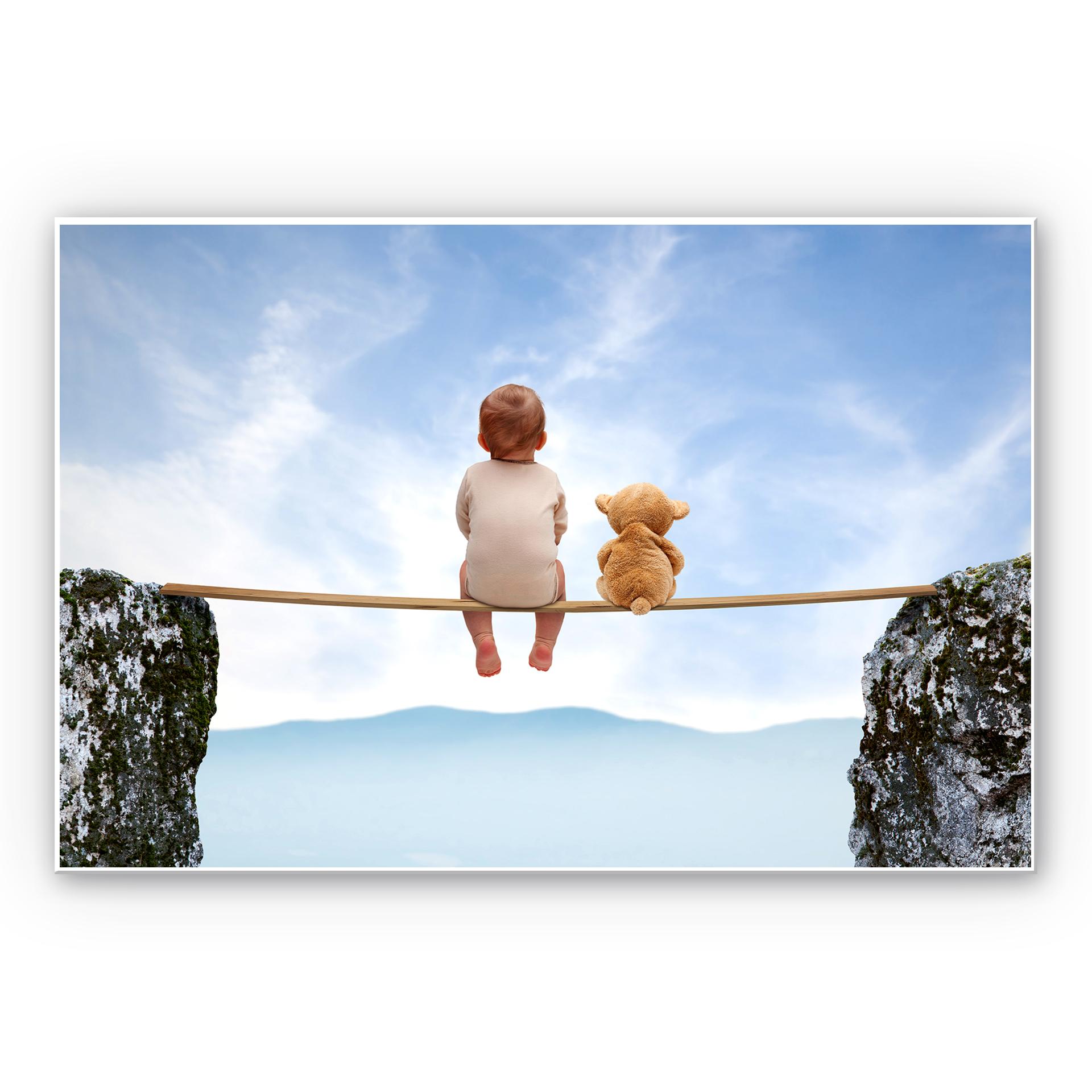 Tableau Forex - Teddy à la montagne