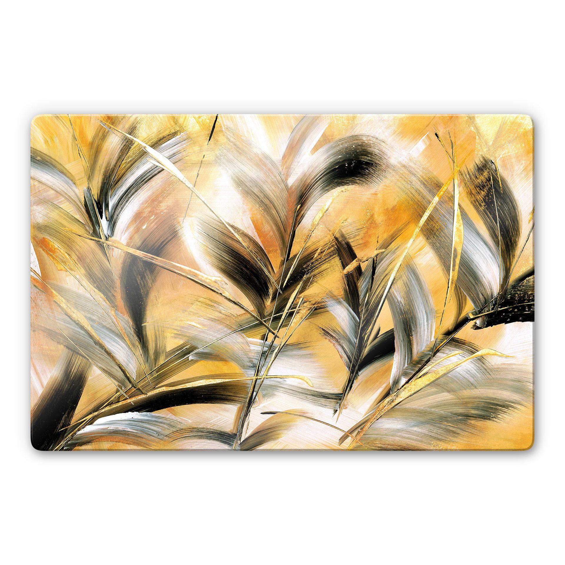 Tableau sur verre Niksic - Herbes