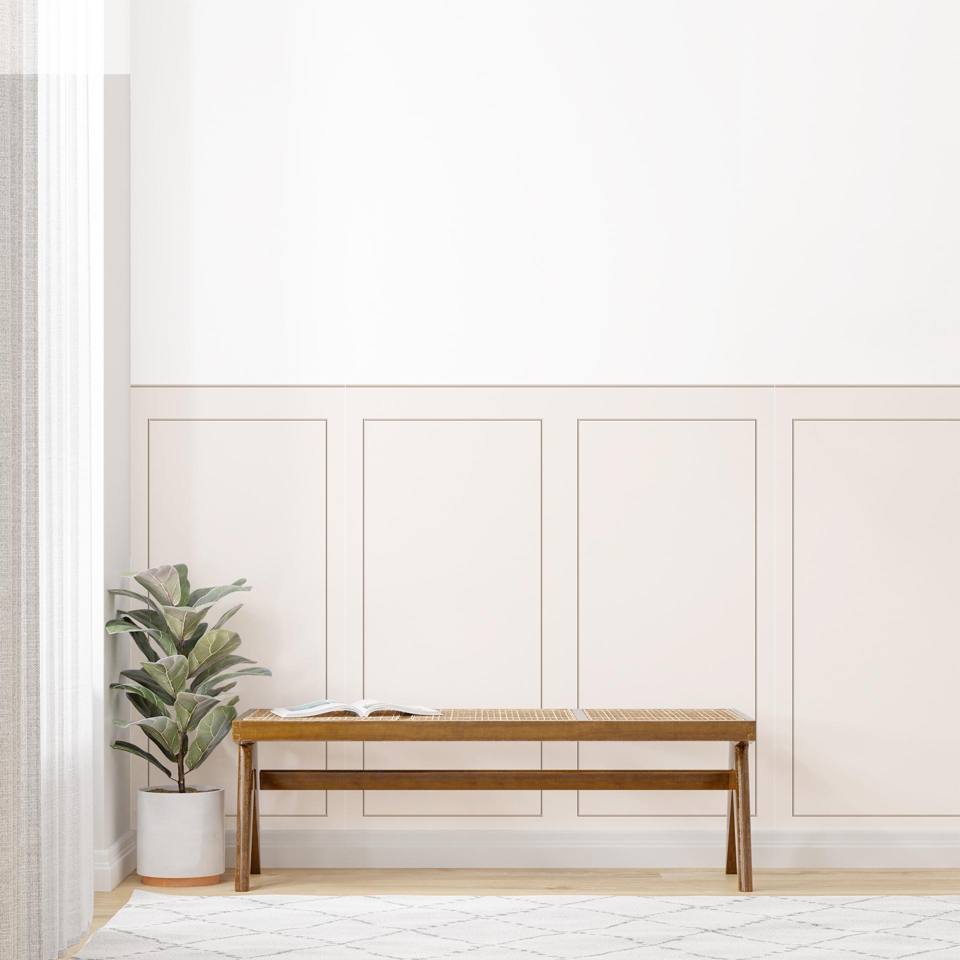 Panneaux muraux revêtement mural beige avec cadre