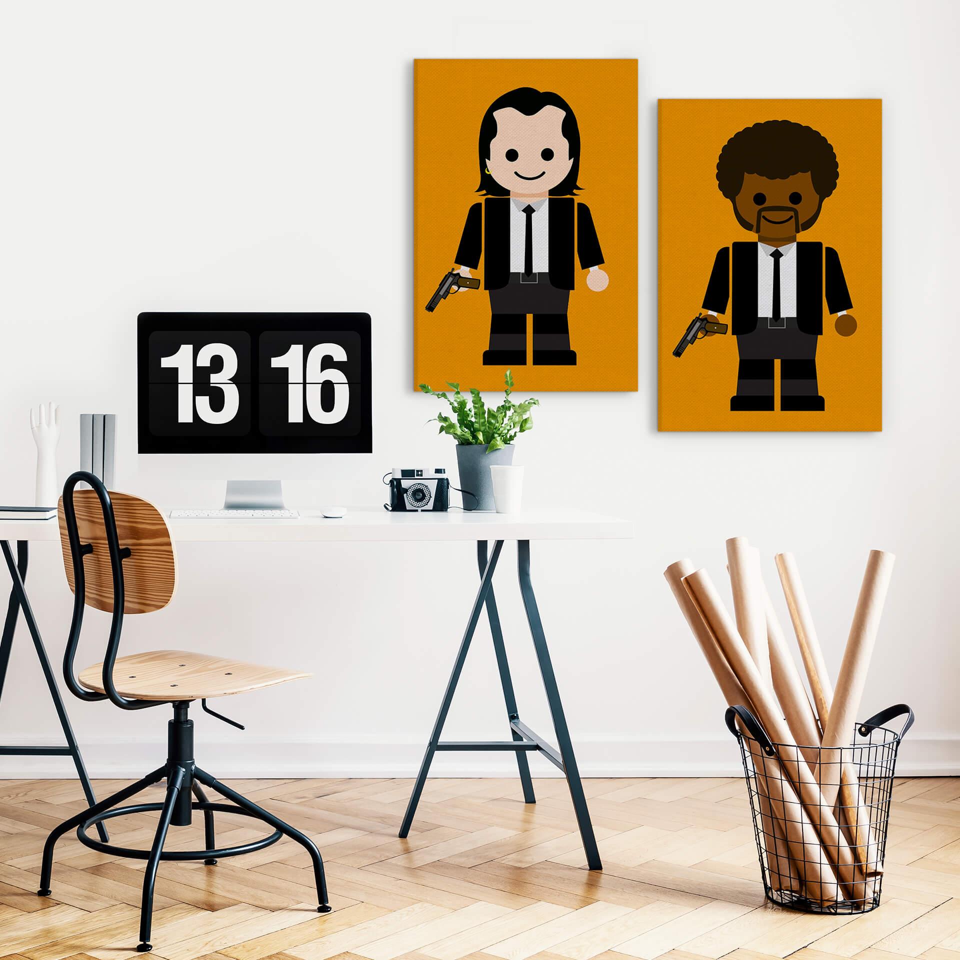 Obraz na płótnie Gomes - zabawka Pulp Fiction Jules Winnfield