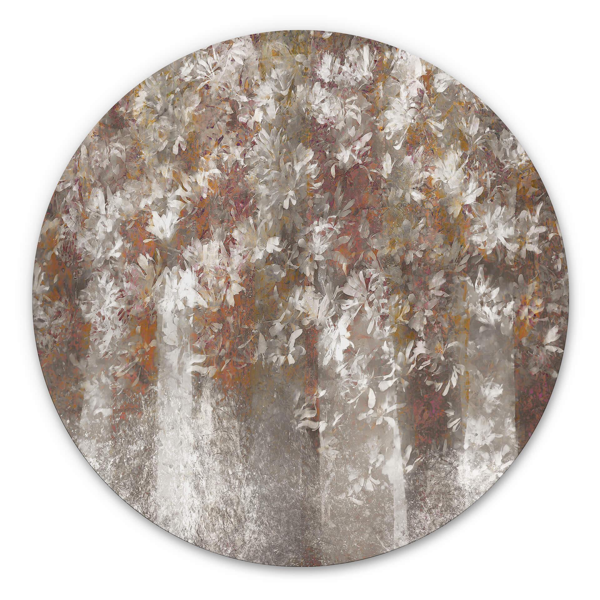 Tableau sur alu-Dibond Talen - Magnolias - Rond