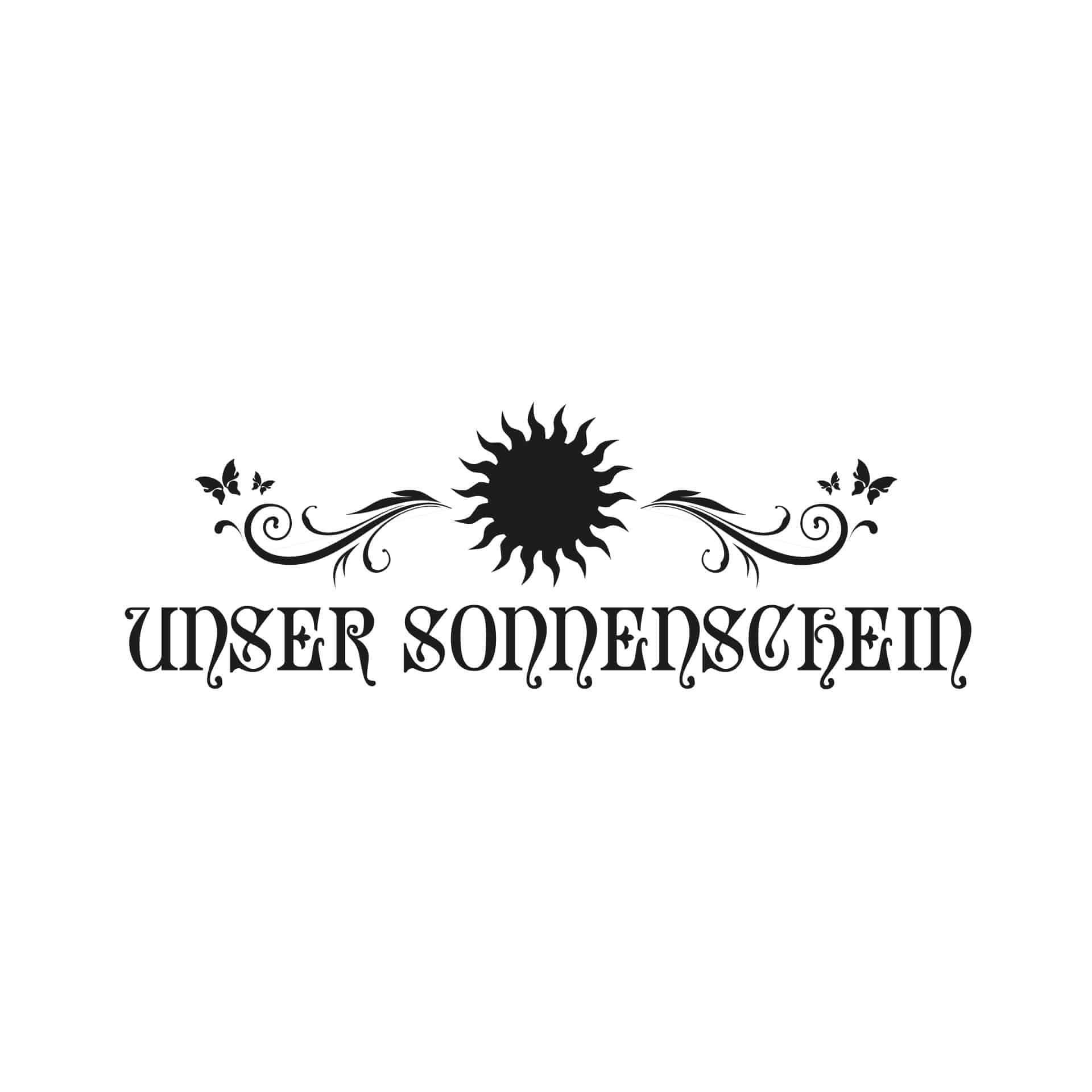 Wandtattoo Unser Sonnenschein 2