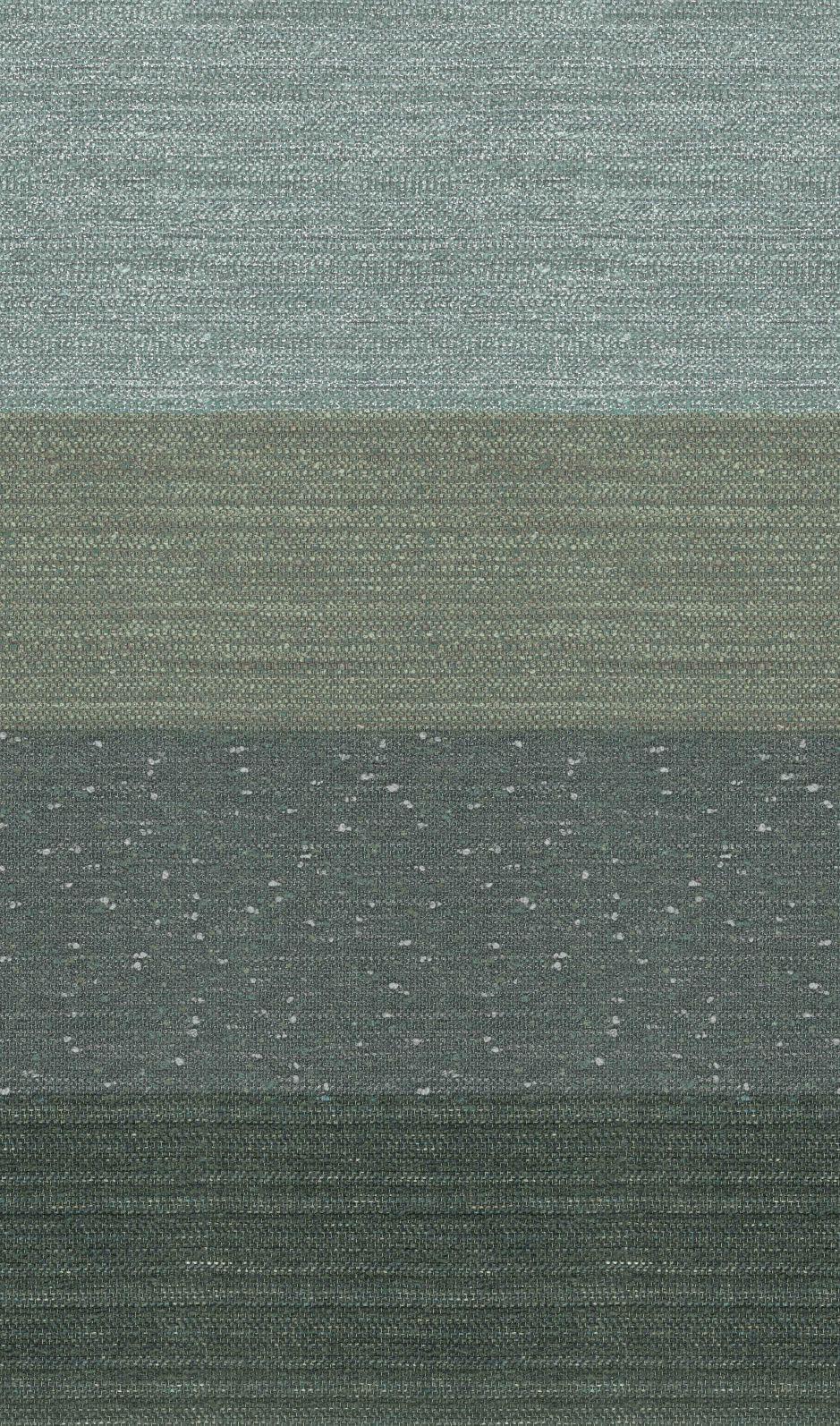 Fototapet med tekstil look striber i grøn grå med fin struktur 2,7 x 1,59 m