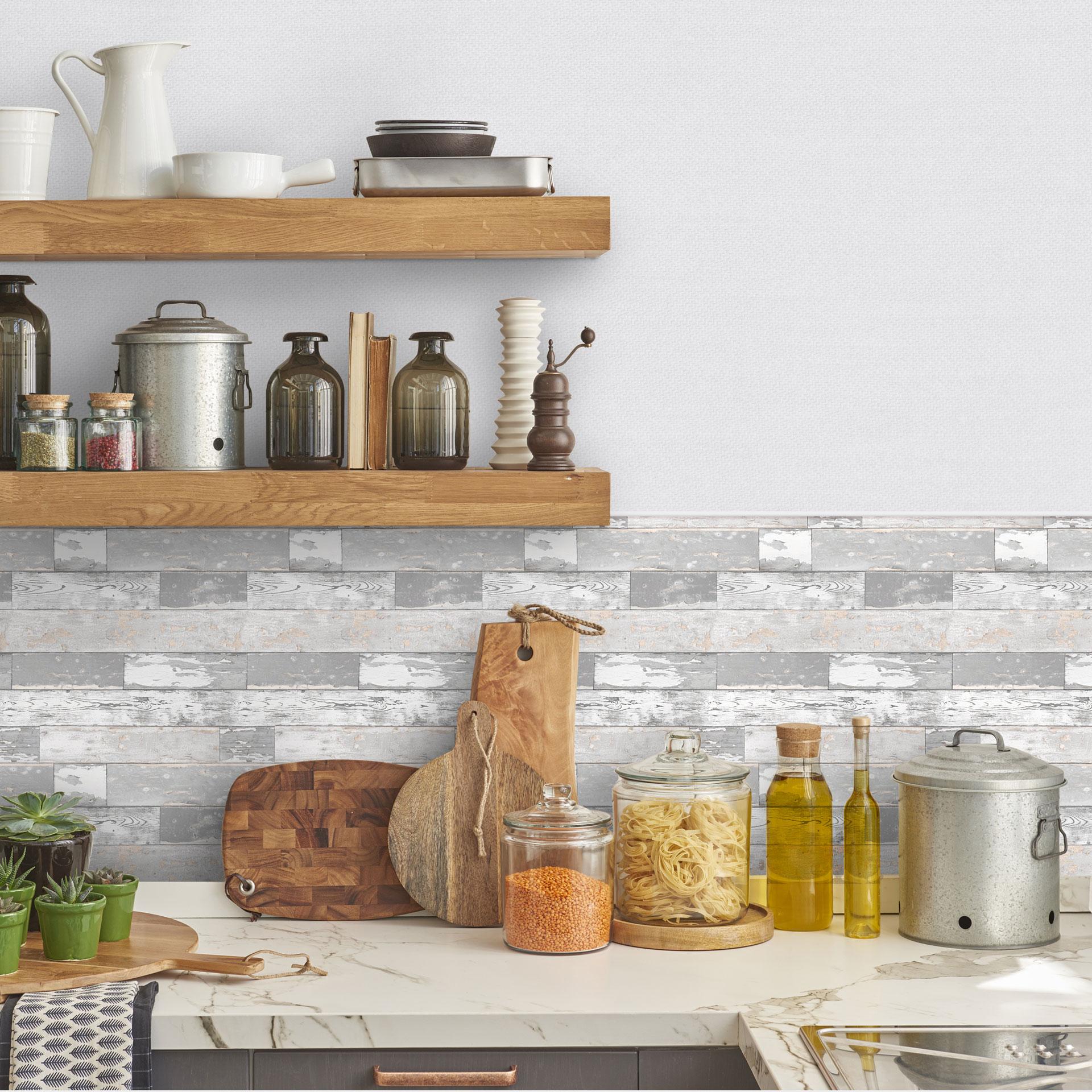 Dekofolie Scrapwood Light - Holzoptik - selbstklebend