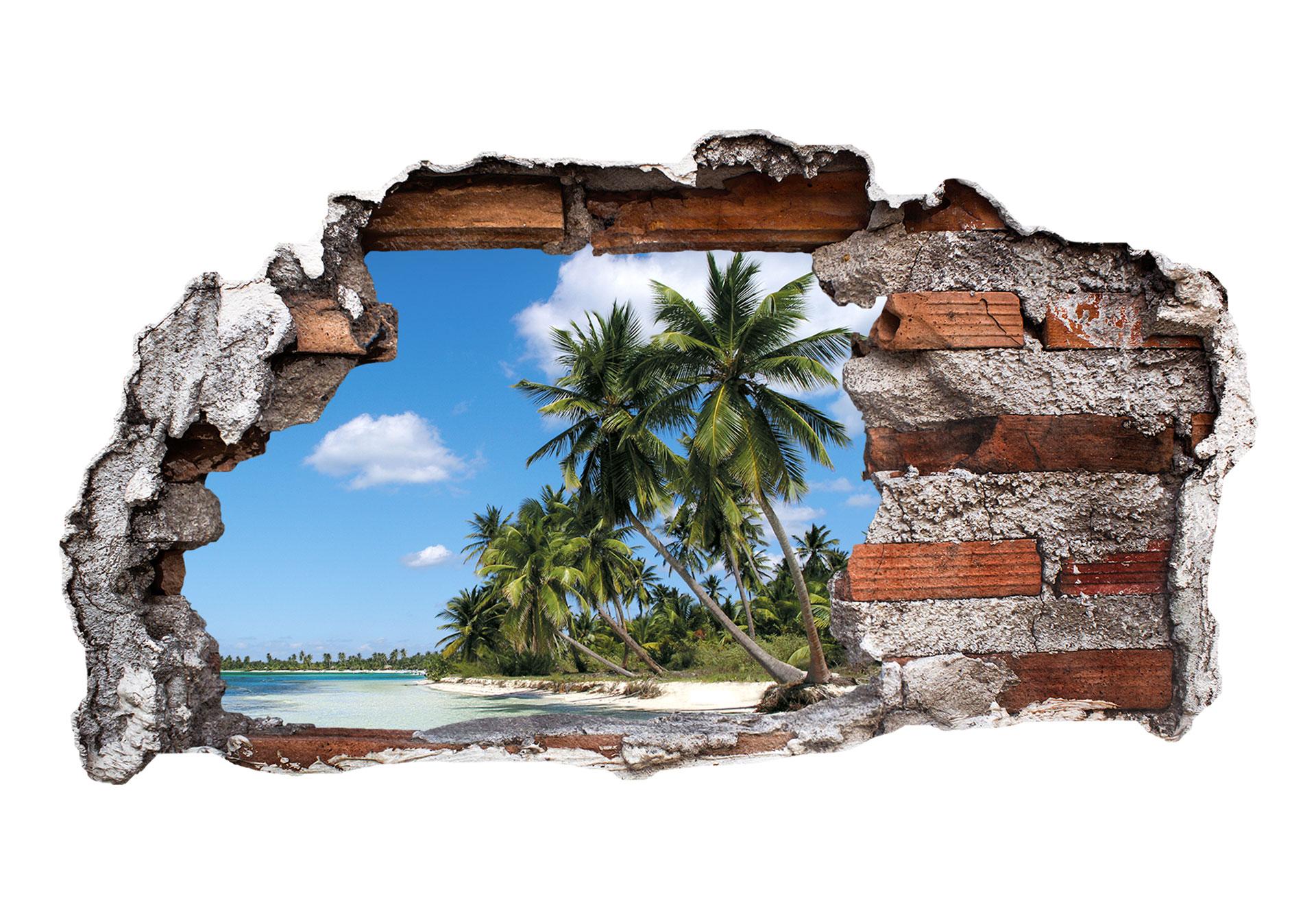 Adesivo 3D - Profumo di Caraibi