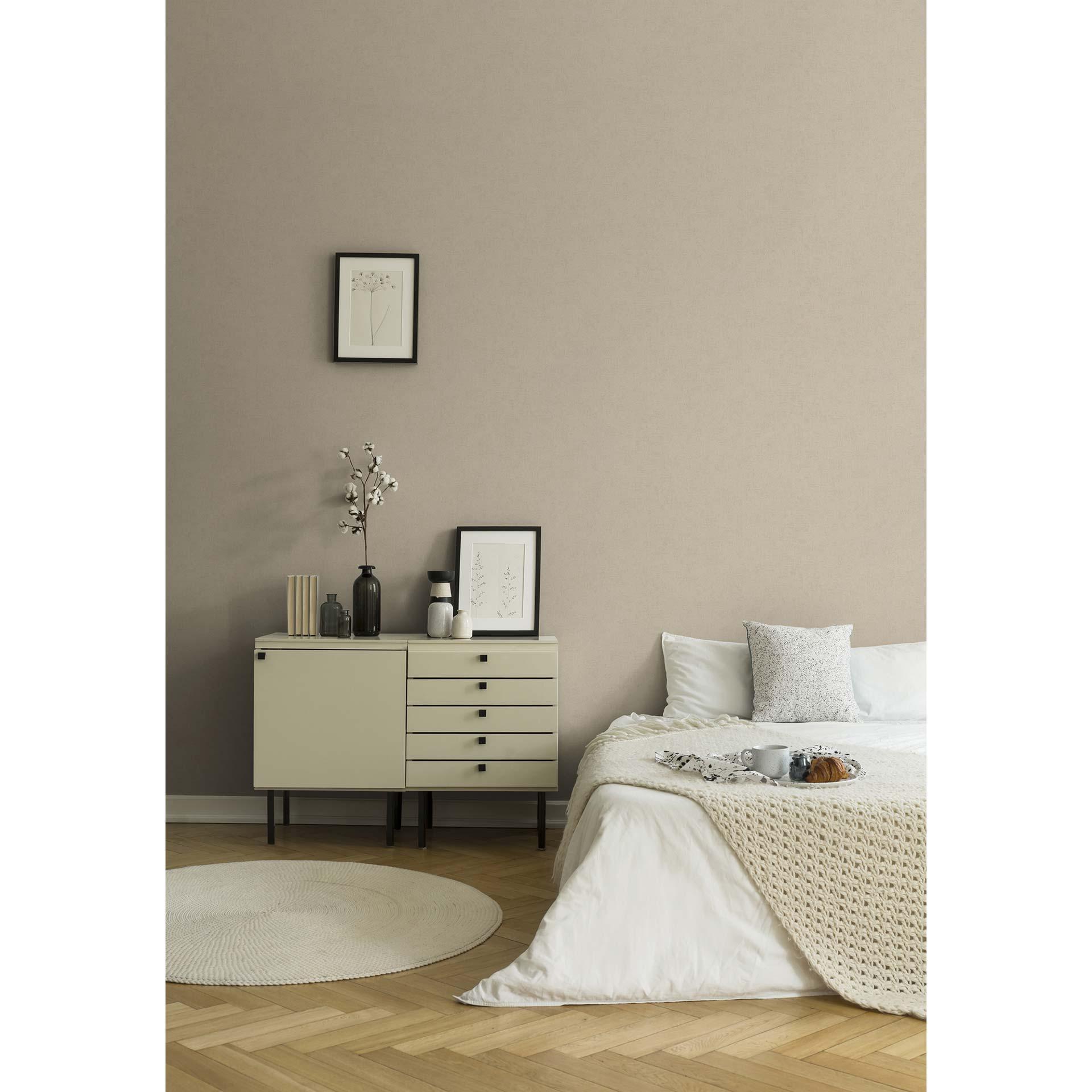 Livingwalls Titanium 3 - Effen Vliesbehang