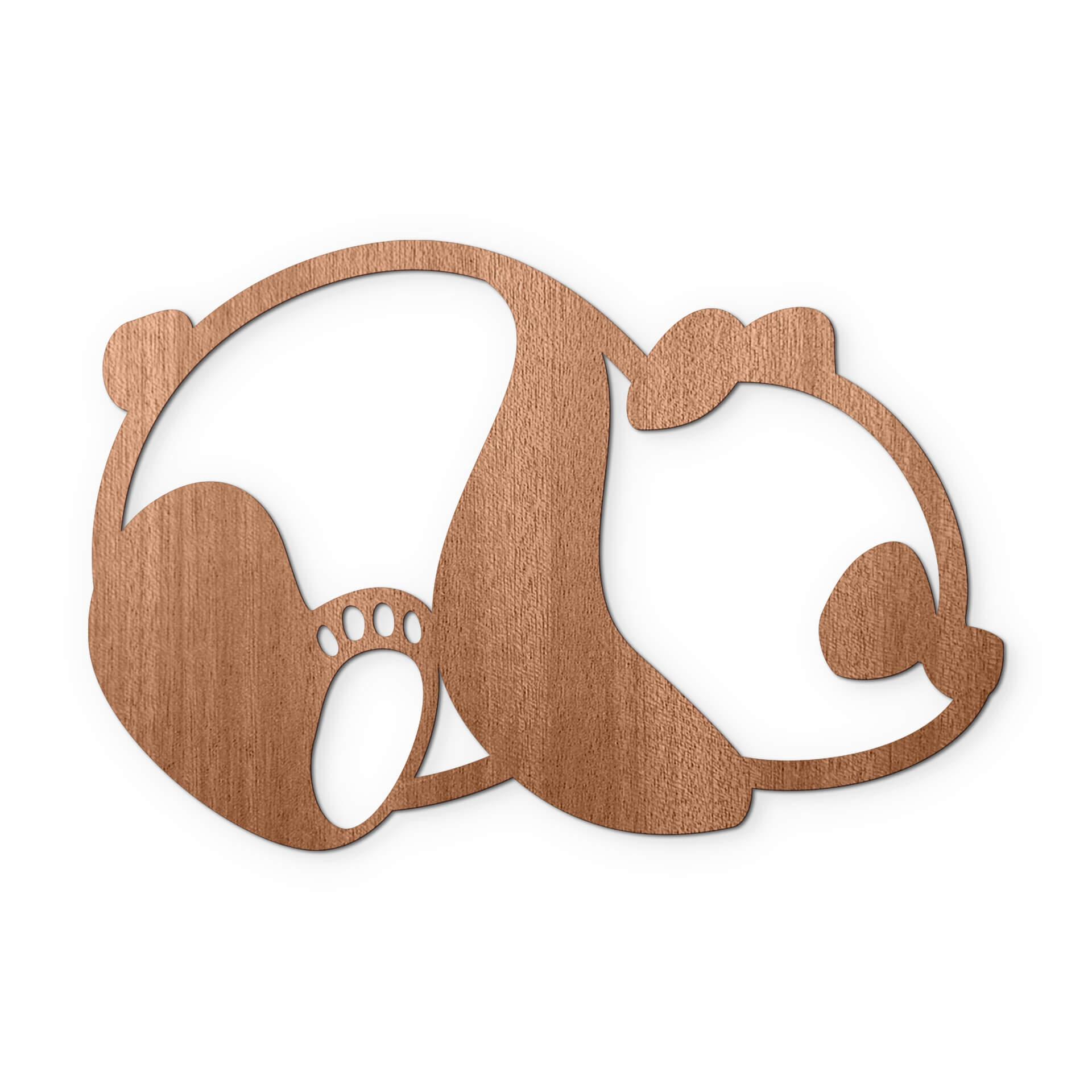 Decoro in legno - Panda