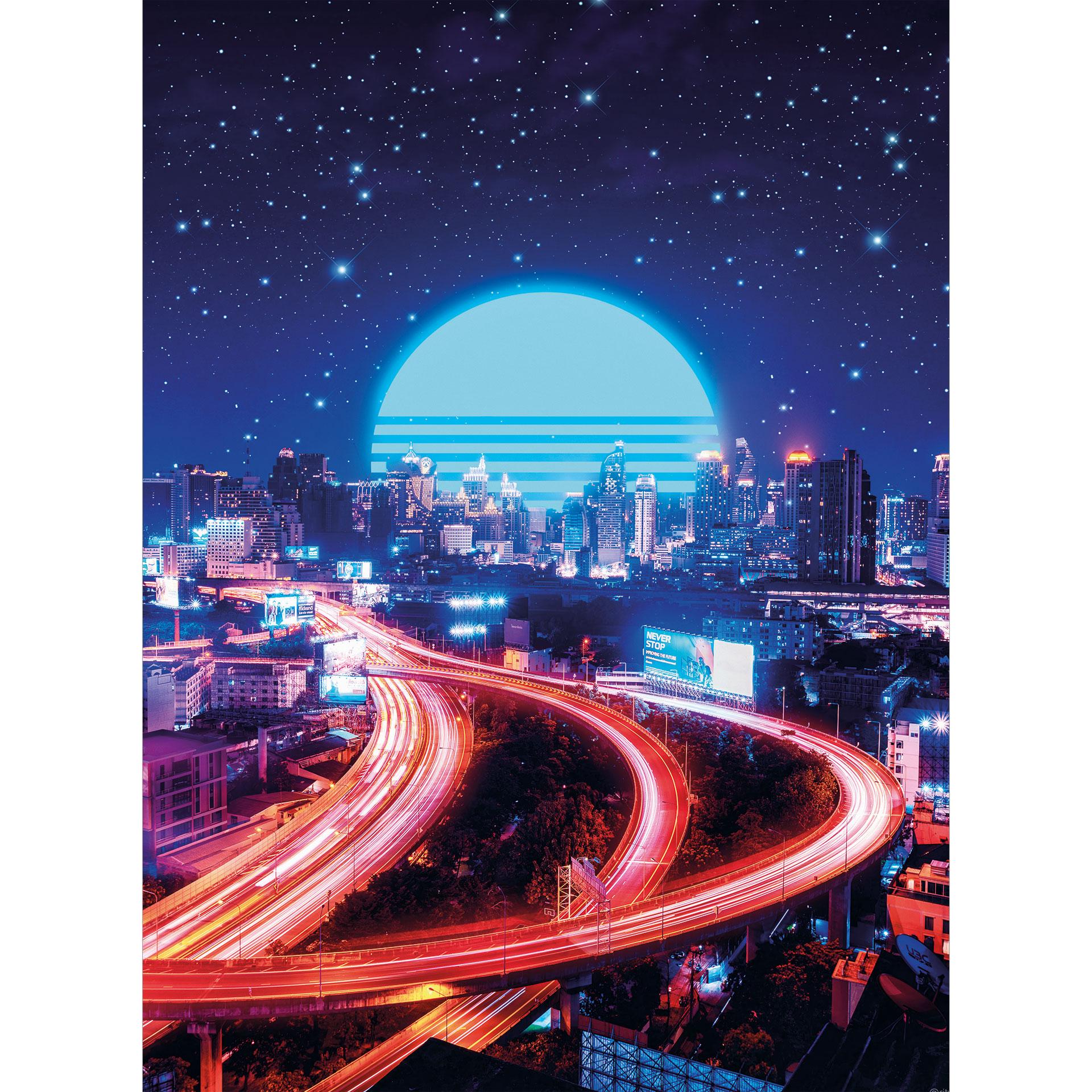 Fotobehang Cyberstad Bangkok - Takkar