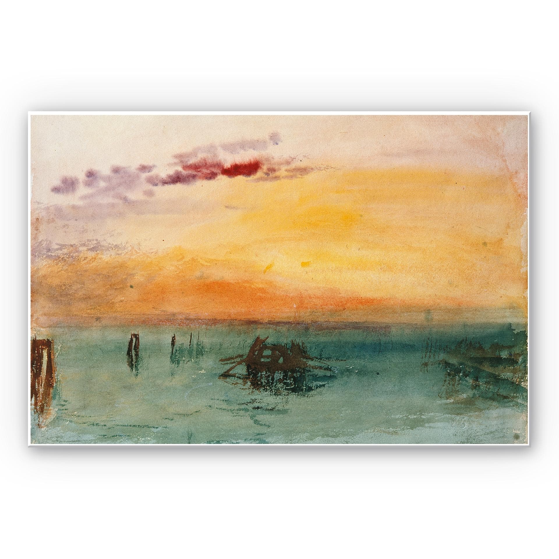 Tableau Forex - Turner - Venise, vue de Fusina