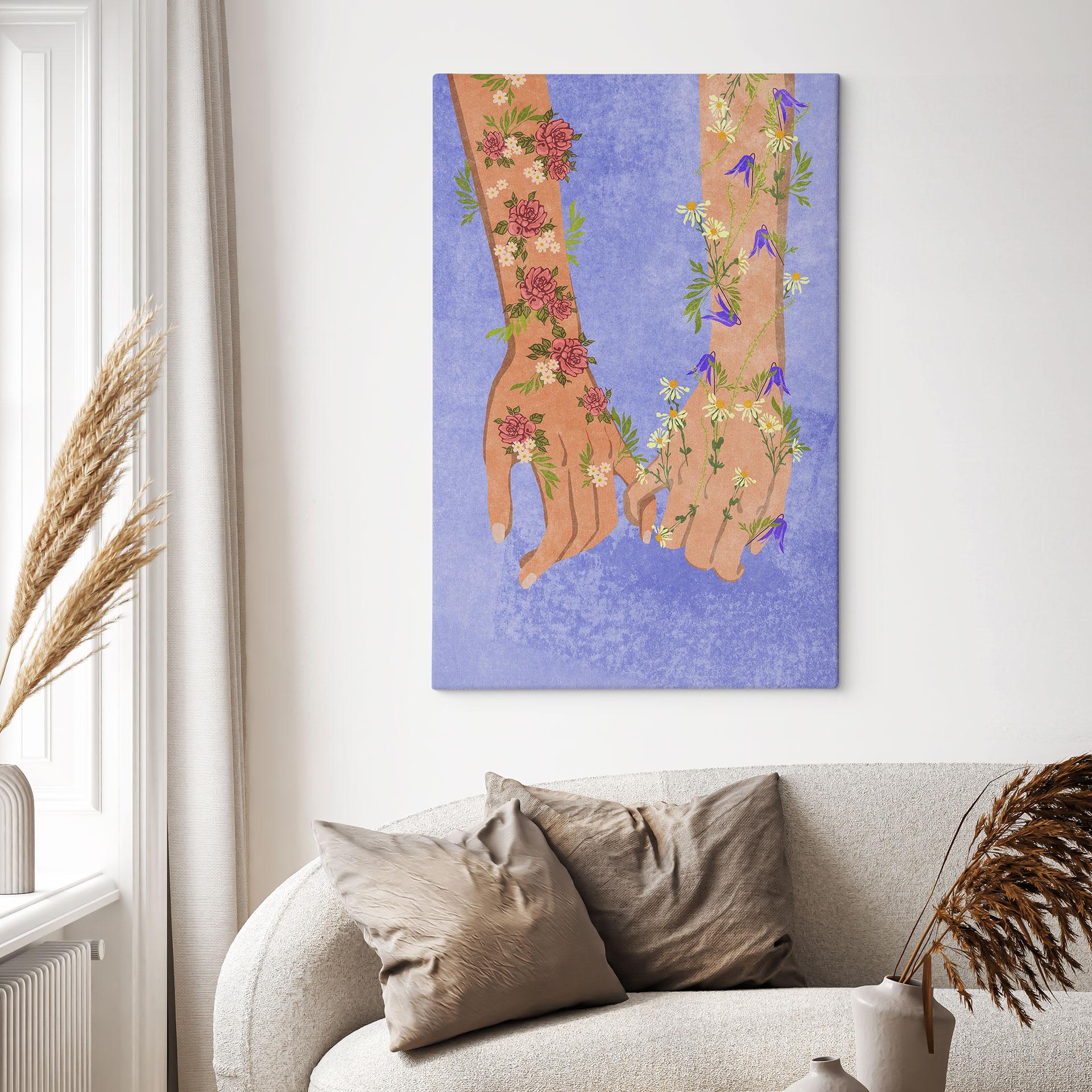 Canvasbillede Blomstrende solidaritet - Oltmanns
