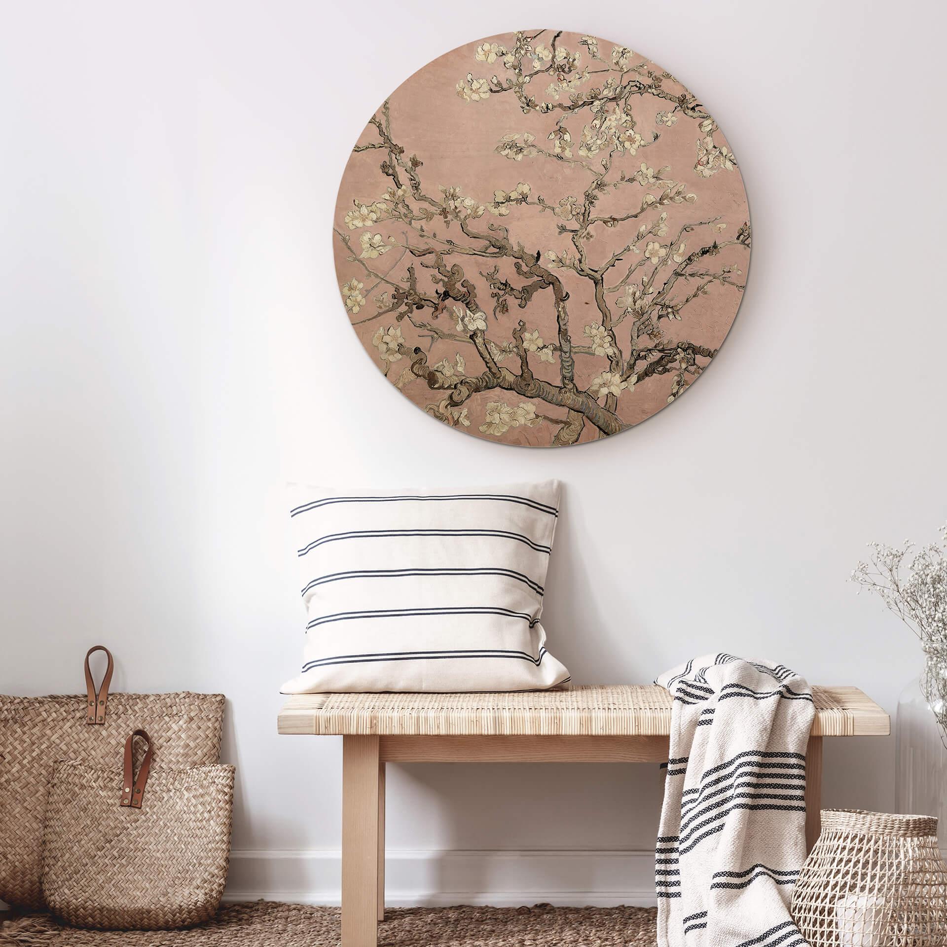 Billede af træ van Gogh - Mandelblomst Rosé - Rund