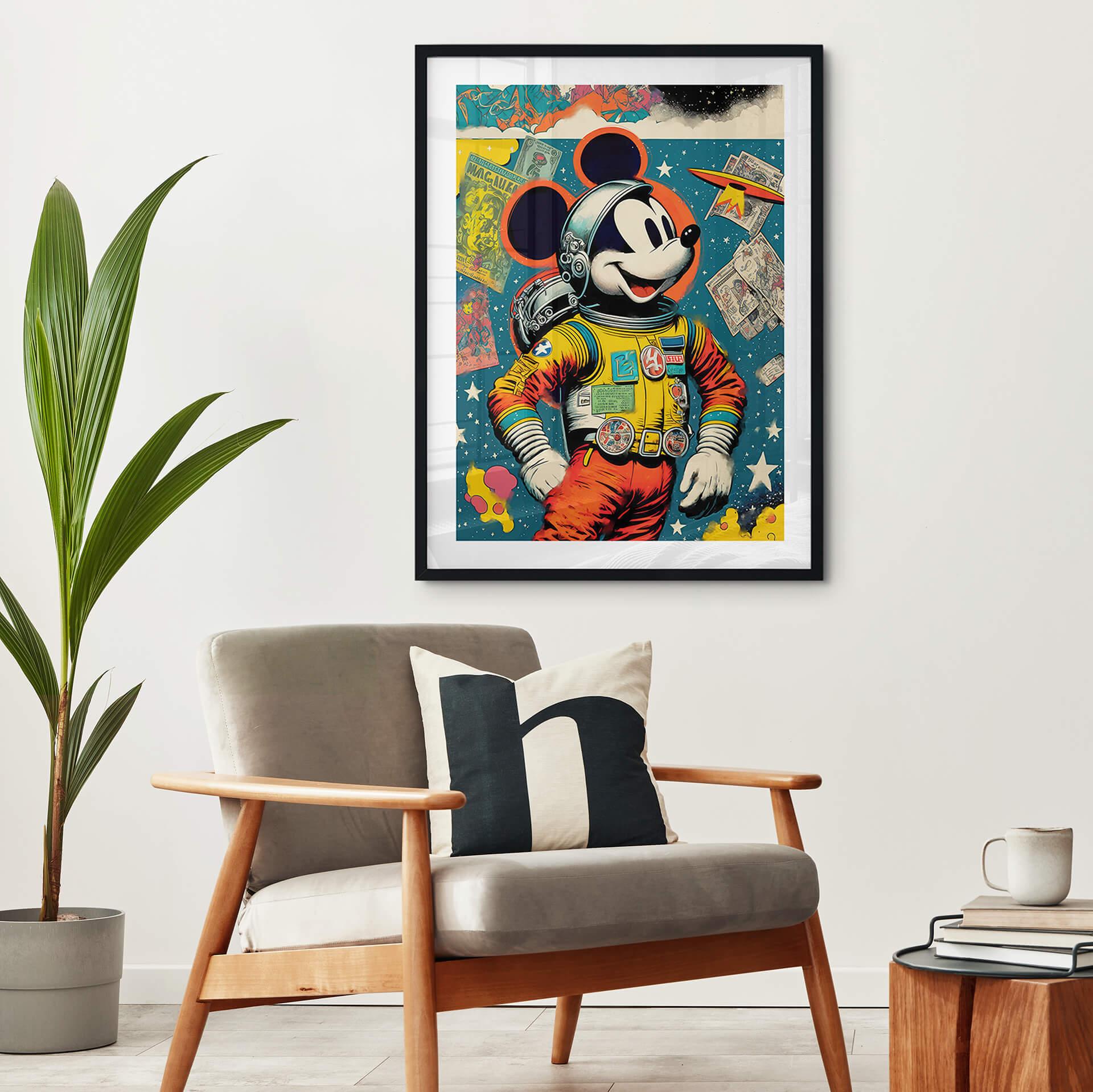 Plakat Treechild - Astronaut Mickey