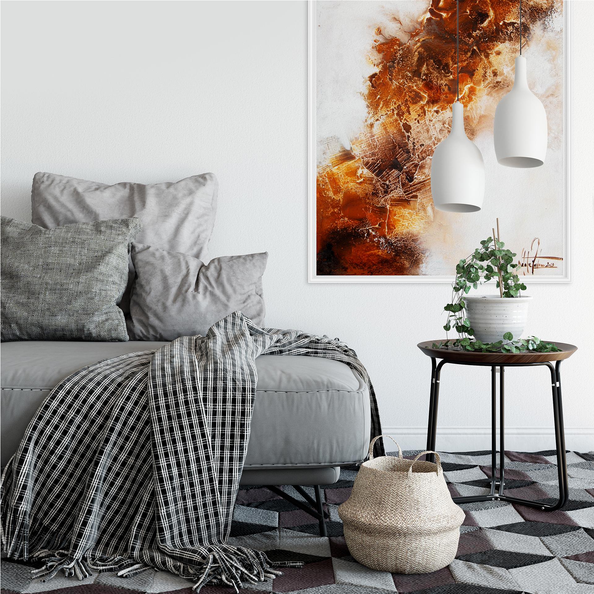 Wallprint W - Fedrau - Flüssiges Gold