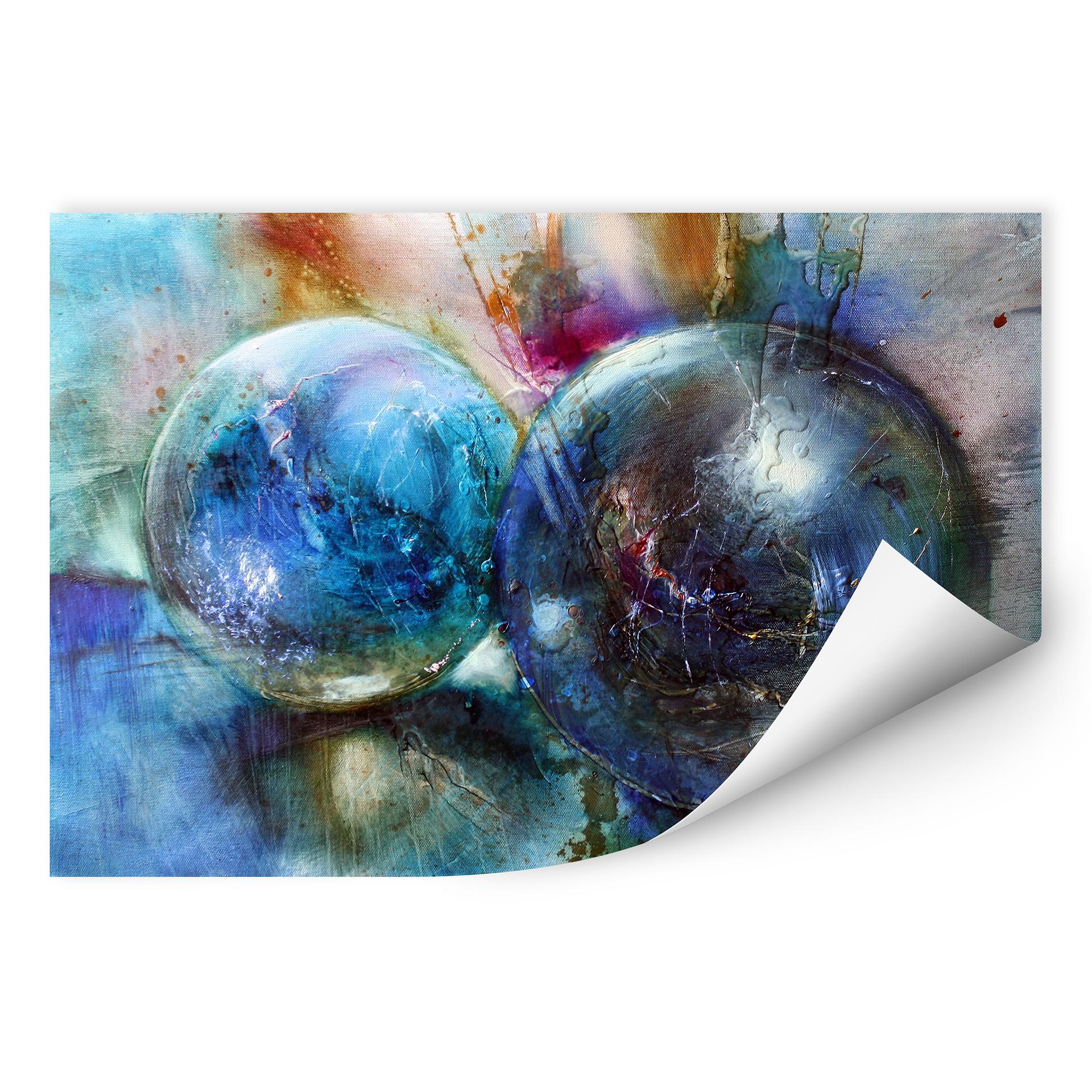 Muurprint Schmucker - Blauwe Modder