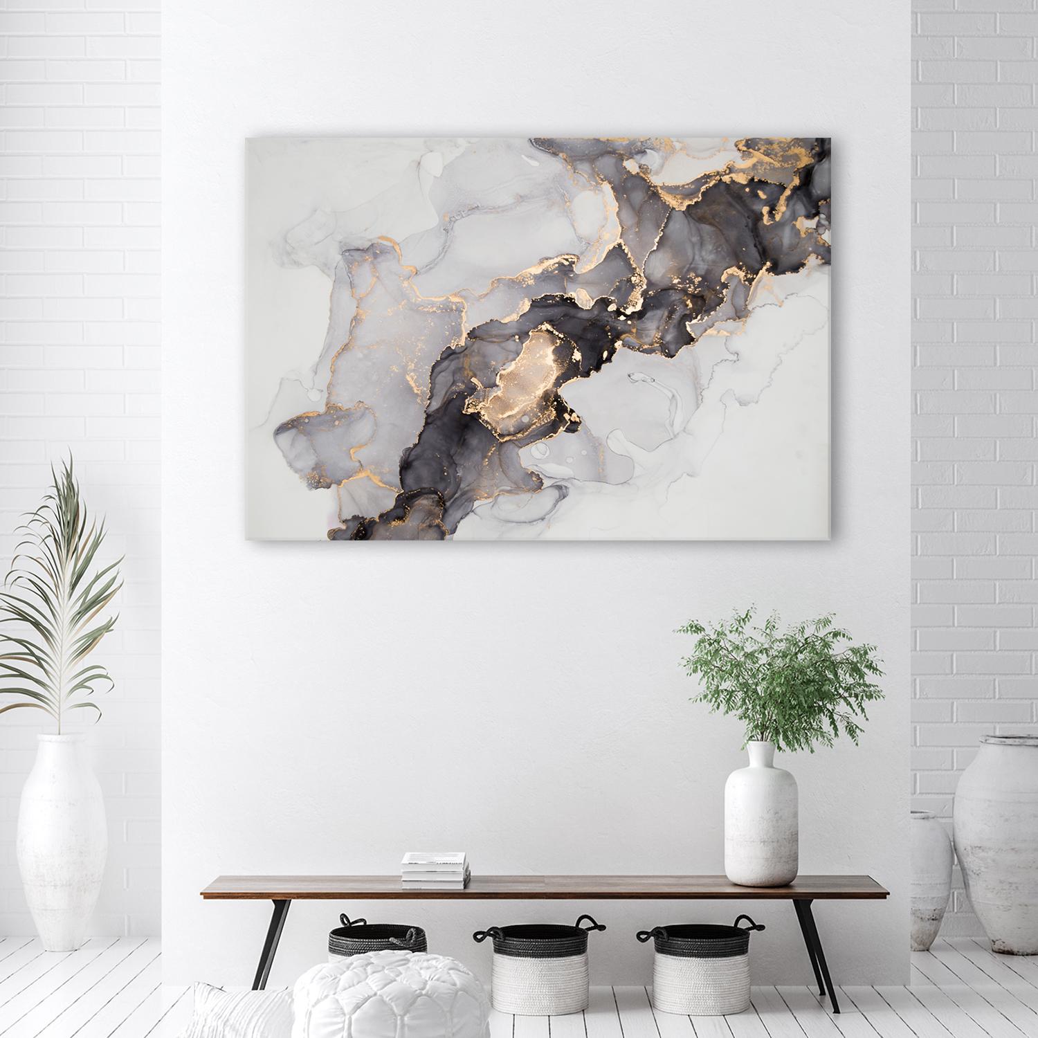Canvasbillede, Marmor tekstur abstrakt