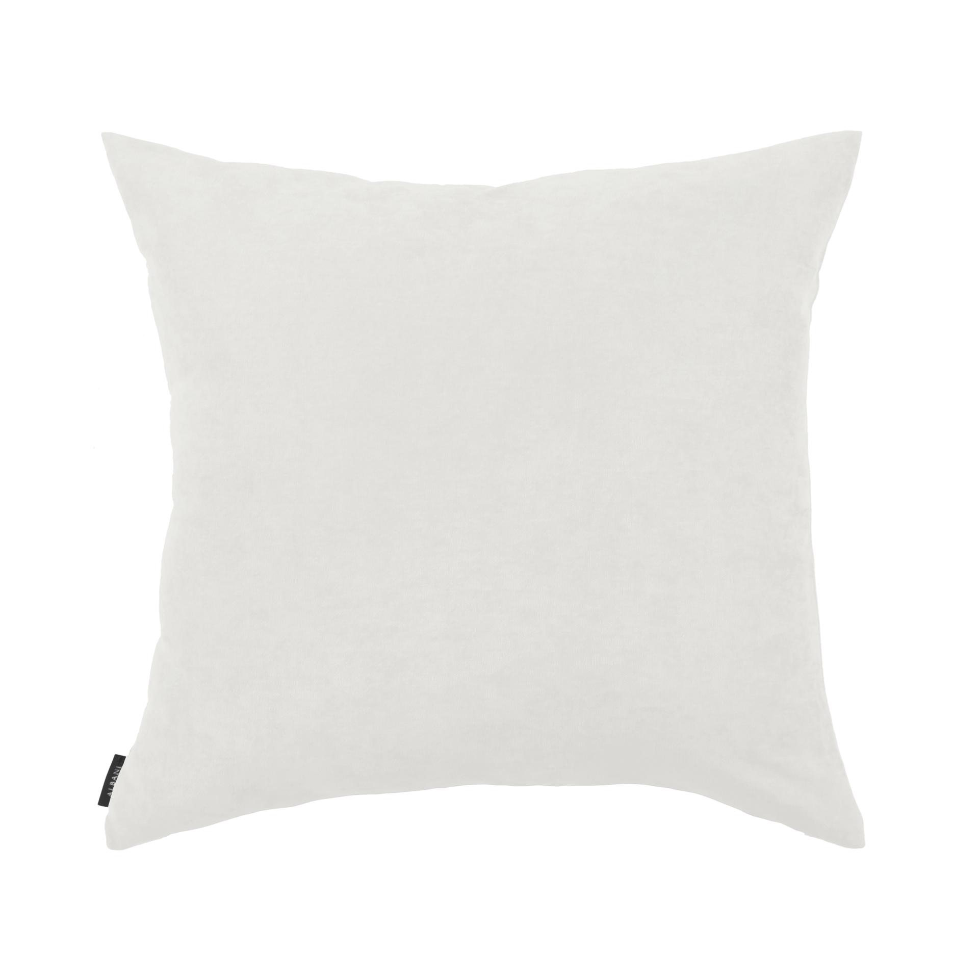 Uni Kissenhülle in weiß in 50x50 cm