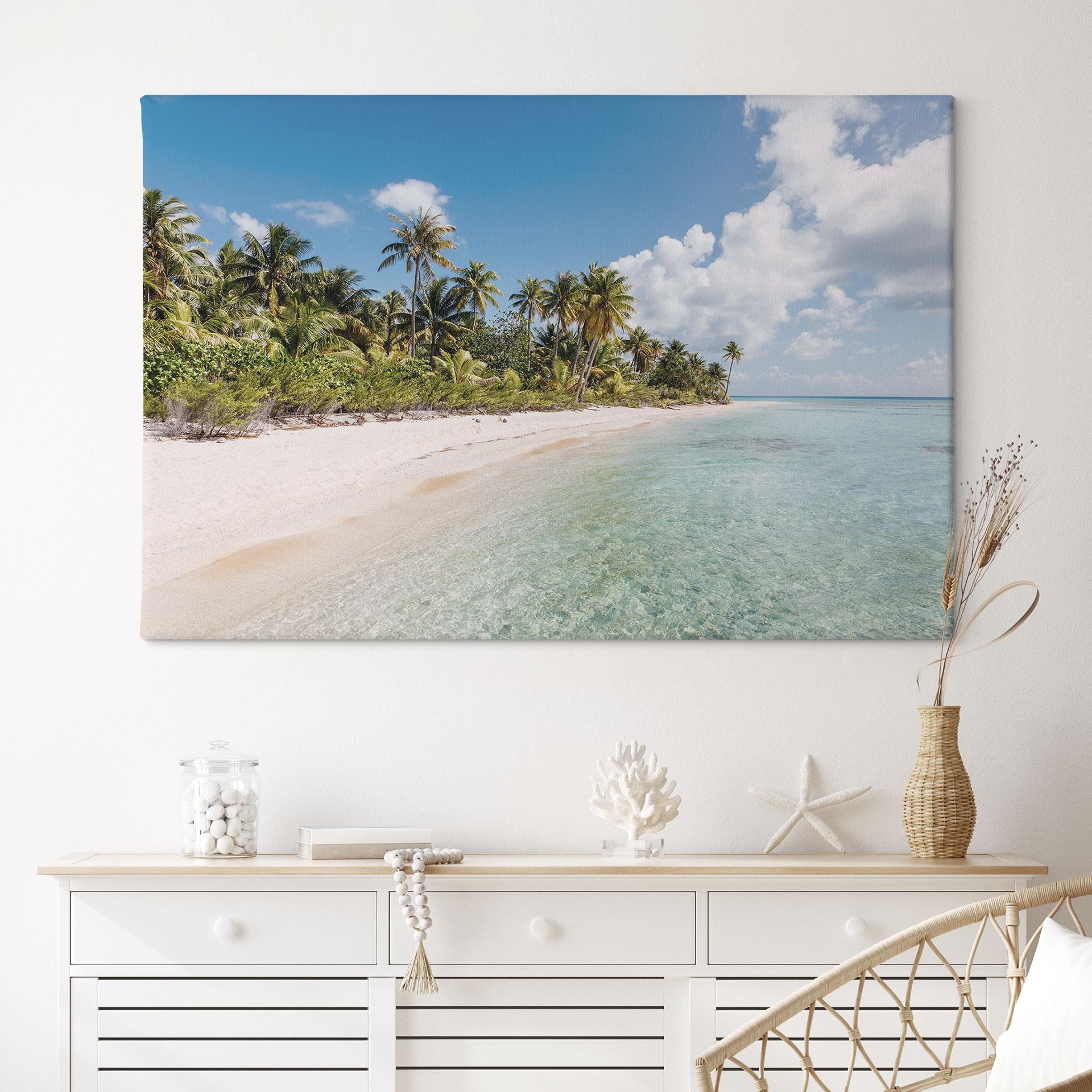 Canvasbillede Palm Beach i Sydhavet - Colombo
