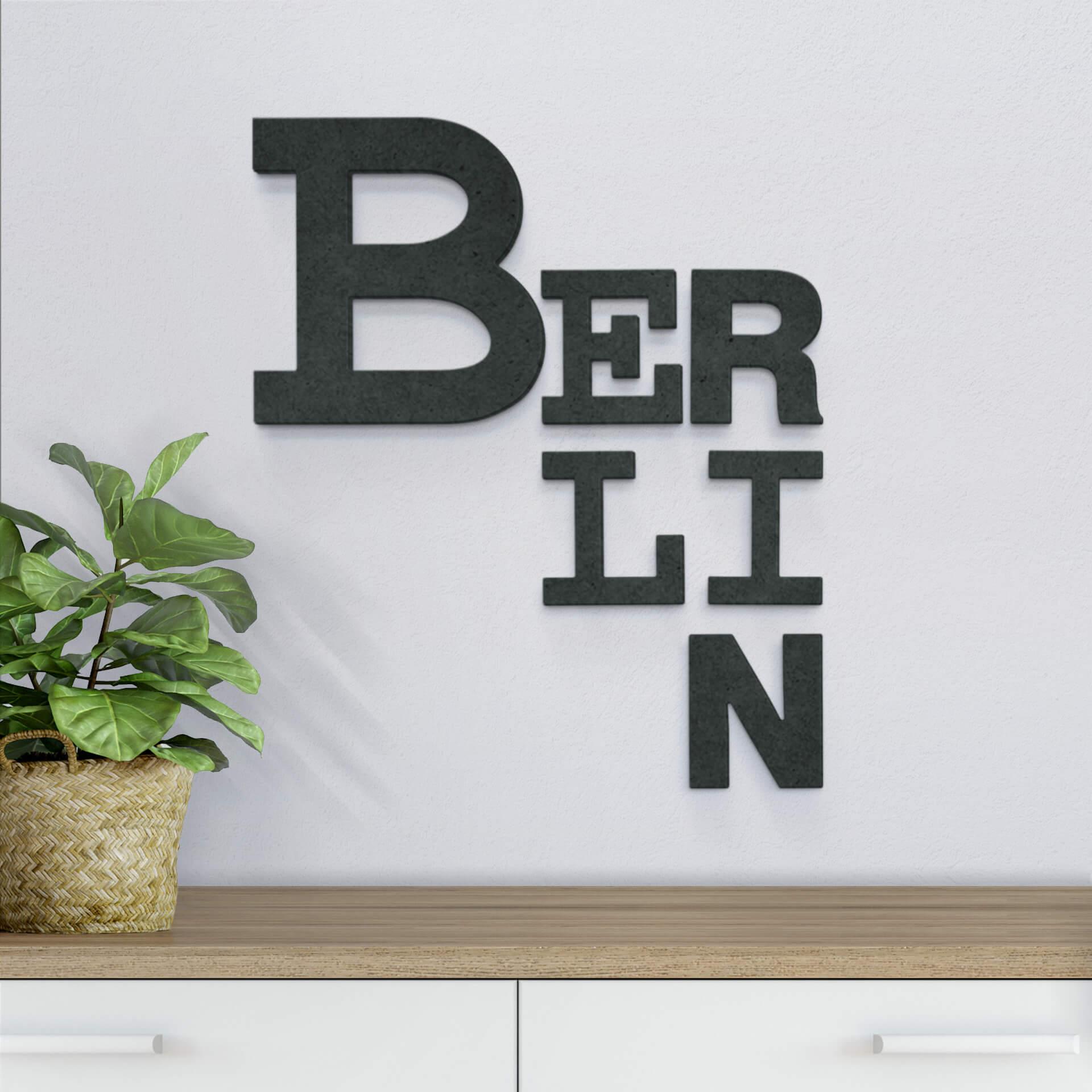 MDF bogstaver - Berlin (mixed)