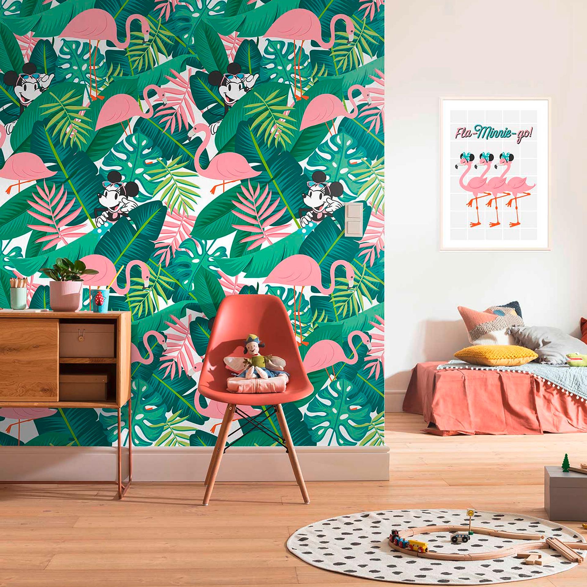Vliesbehang - Minnie Tropical - 200 x 280 cm
