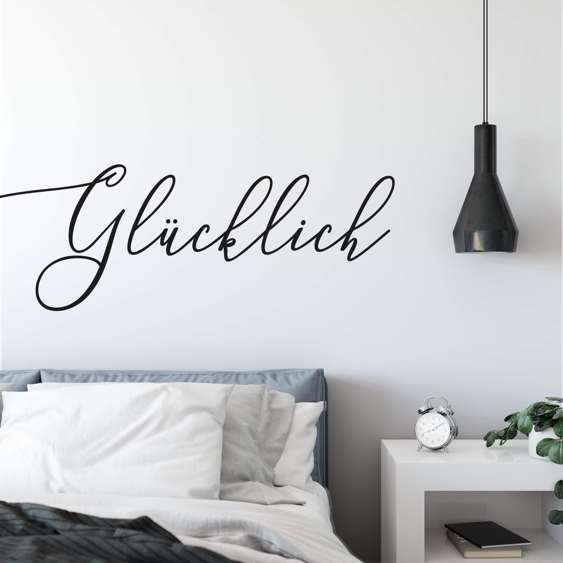 Wallsticker - Glücklich