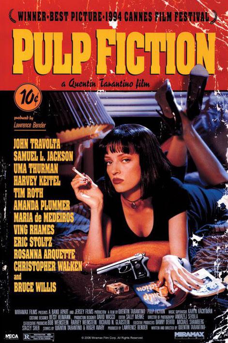 Poster, film poster PULP FICTION - cover 61x91,5 cm
