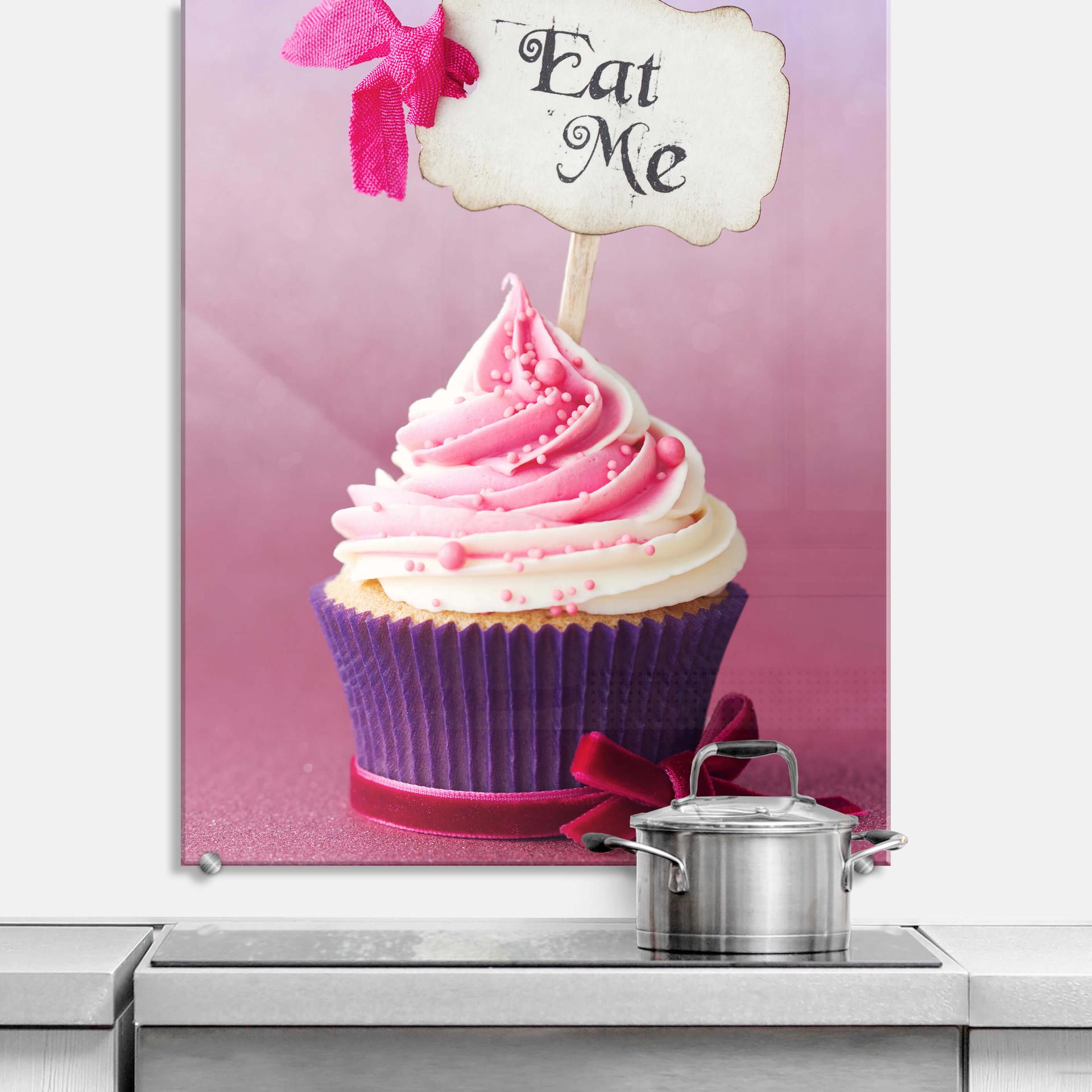 Stænkplade - Eat me! Højkant