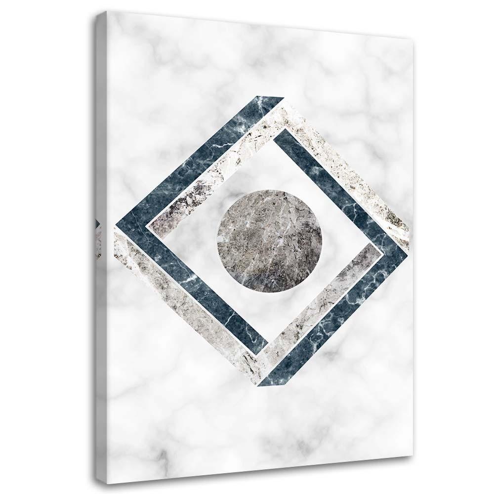 Canvasbillede, abstrakt geometri