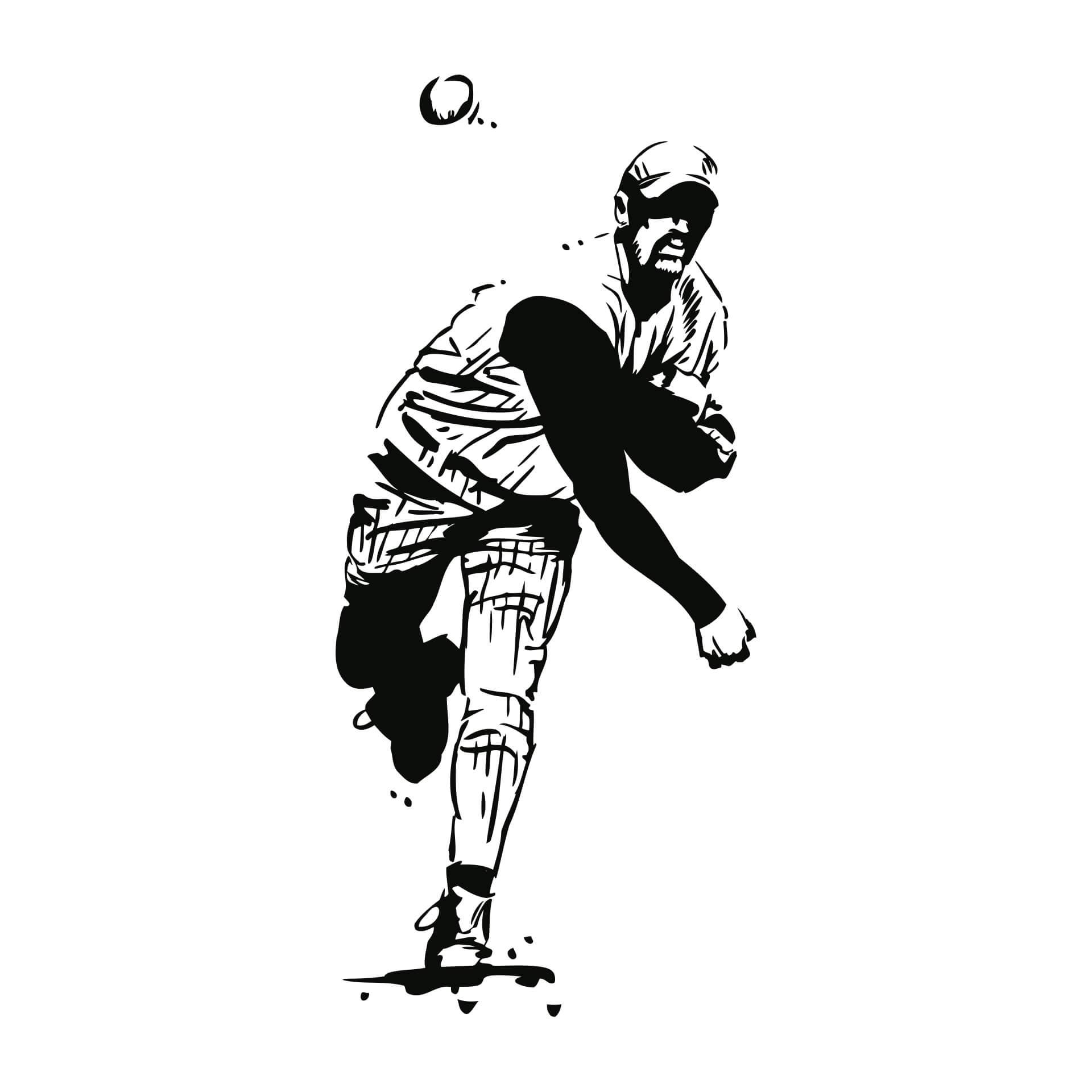 Wallsticker Baseball 01