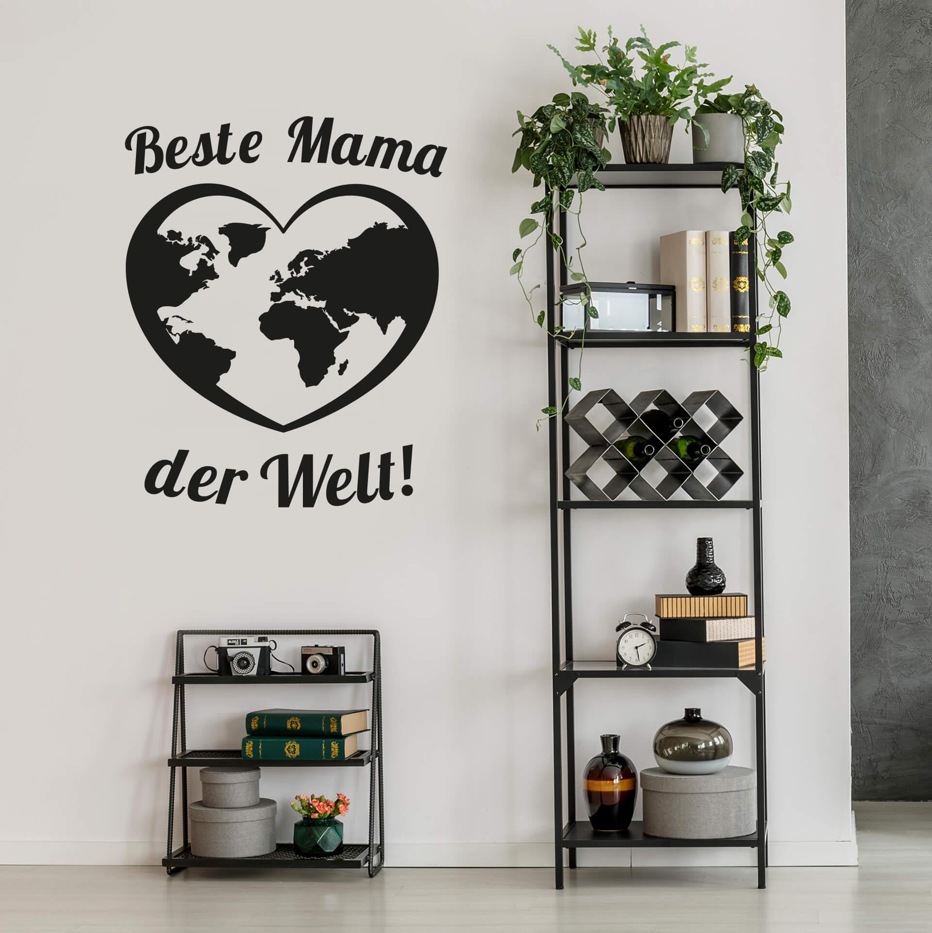 Wandtattoo Beste Mama der Welt